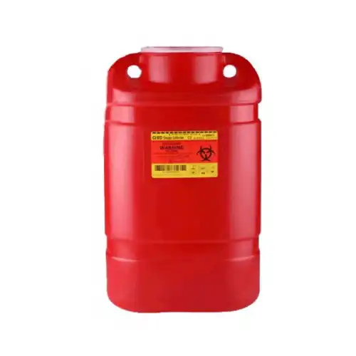 BD Multiuse One-Piece Sharps Collector, X-Large 5-Gallon, Large Funnel, Red, 305477 thumbnail 2