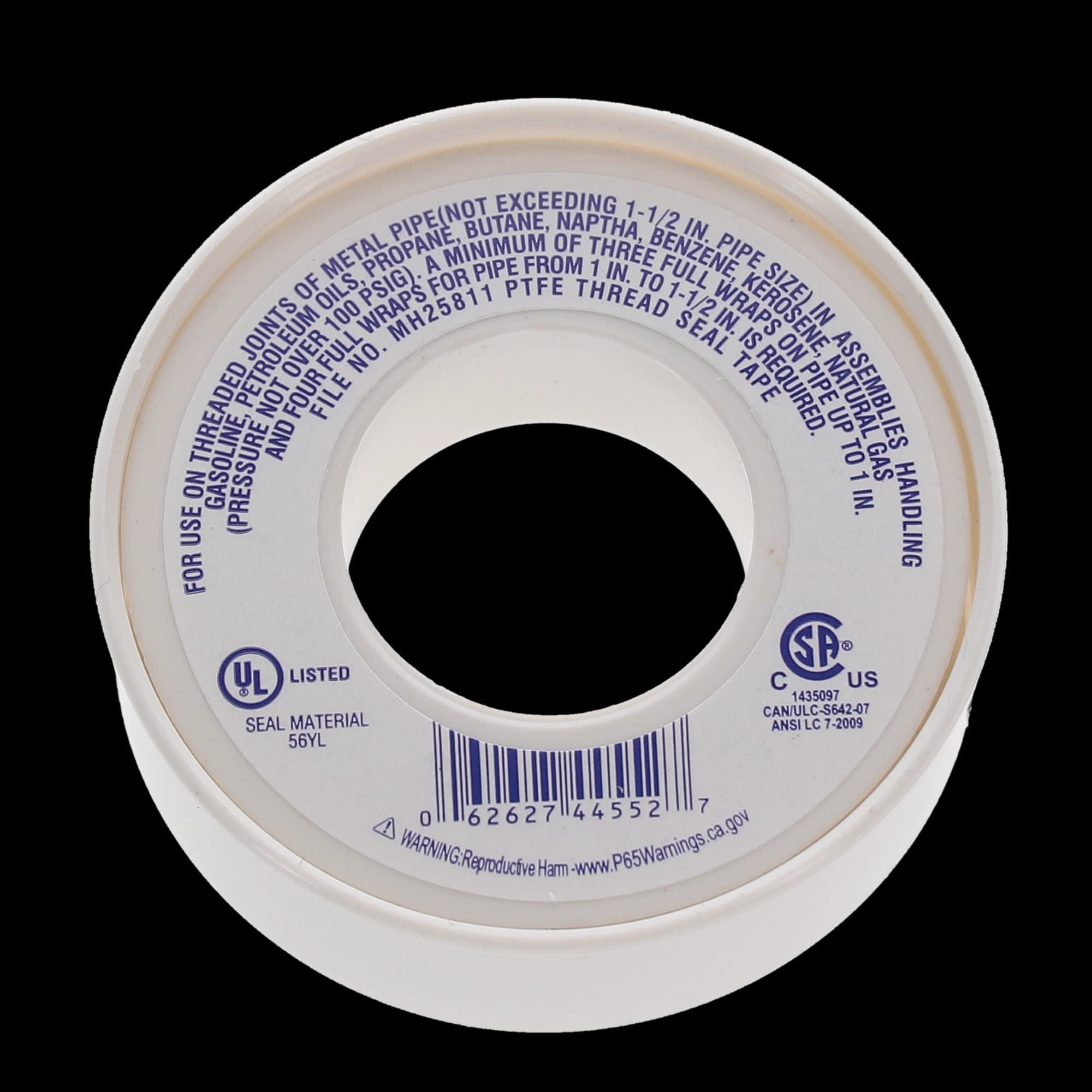 DCI International Teflon Tape, 1/2" x 520 ft, PTFE Thread Seal Tape, 9951 thumbnail 7