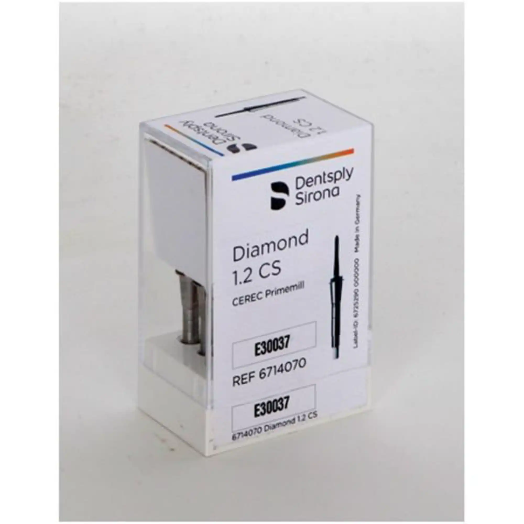 CEREC Primemill Diamond Milling Bur, 1.2 CS, 1.2 mm, 6/Pack, 6714070 thumbnail 6