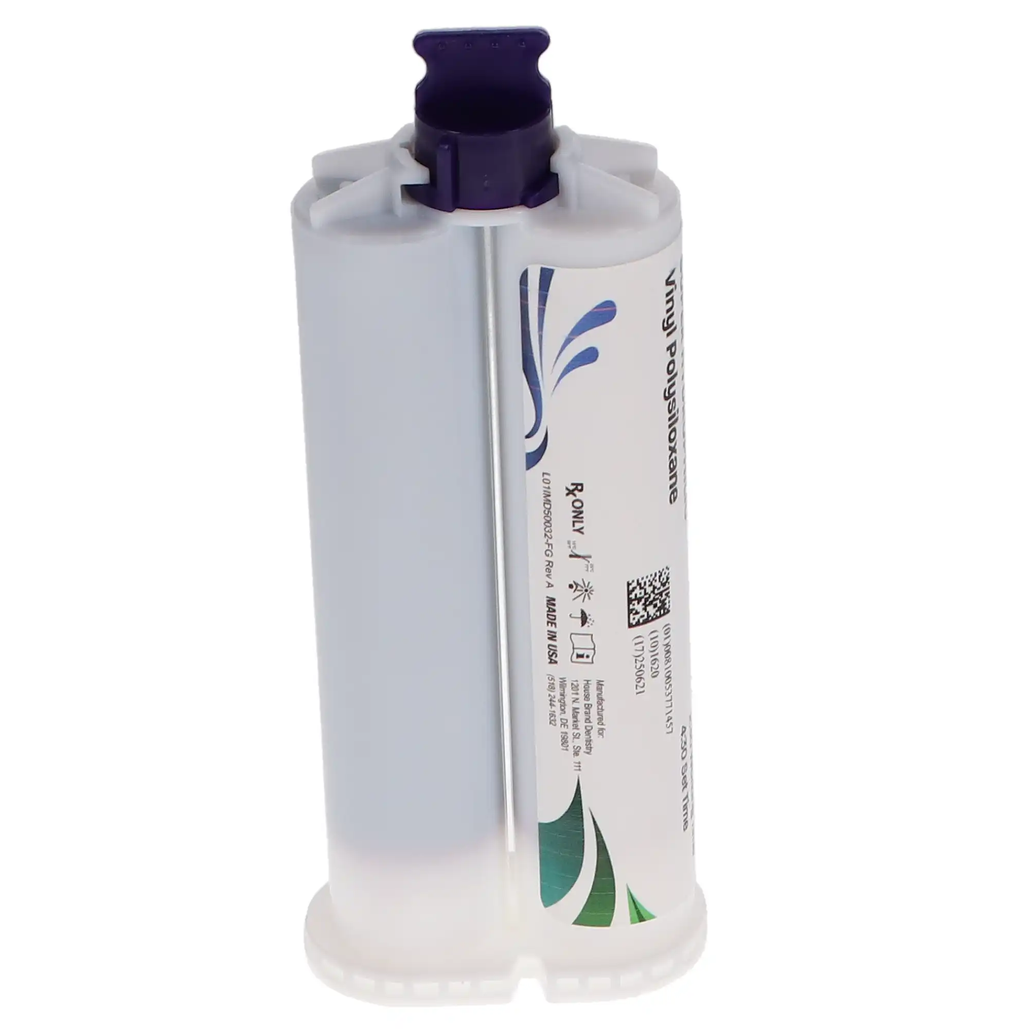 VPS Vinyl Polysiloxane Impression Material, Monophase, Regular Set, 4 Cartridges/Pack, 210128 - VPS Vinyl Polysiloxane Impression Material, Monophase, Regular Set, 4/Pk, 210128 - Image 1