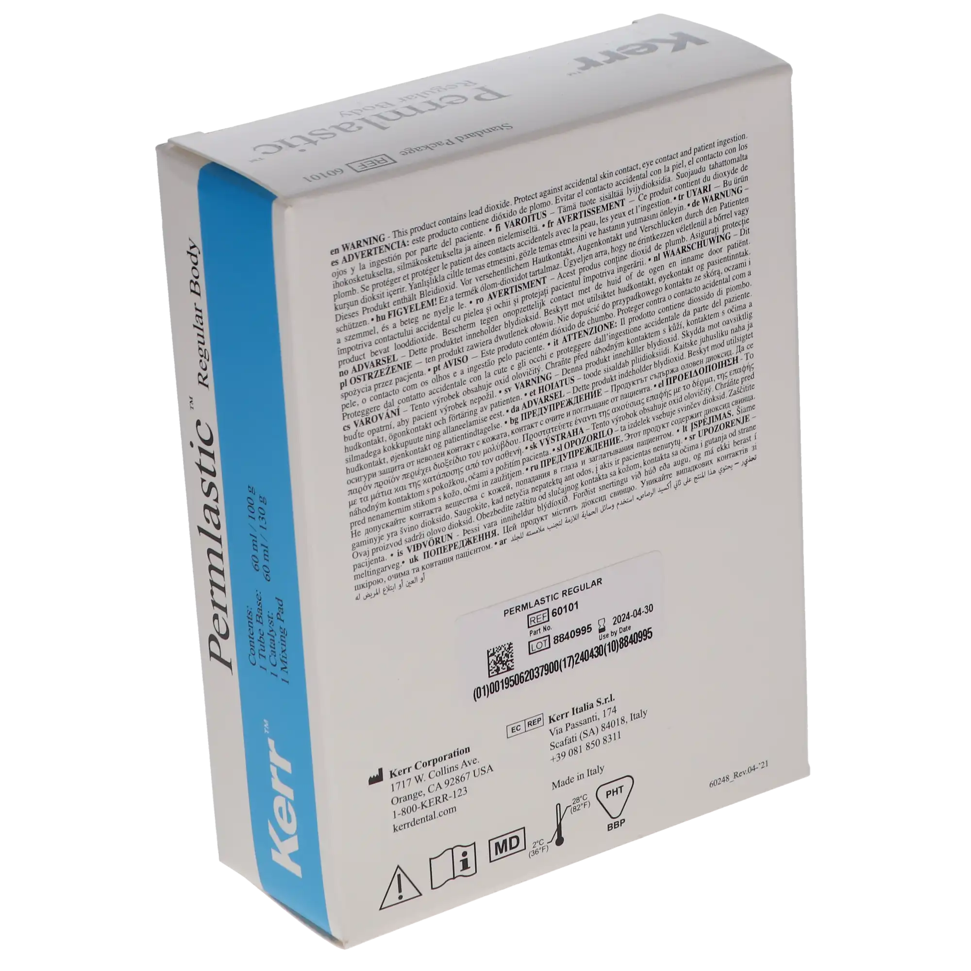 Kerr Permlastic Polysulfide Impression Material, Regular Body, 1/Pk, 60101 thumbnail 3