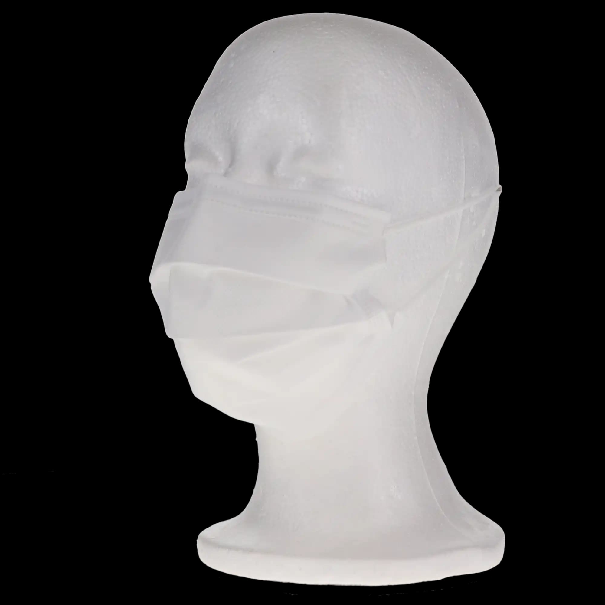 SafeMask Classics Procedure Face Mask, ASTM Level 3, Earloop, White, 50/Box, 205314 thumbnail 2