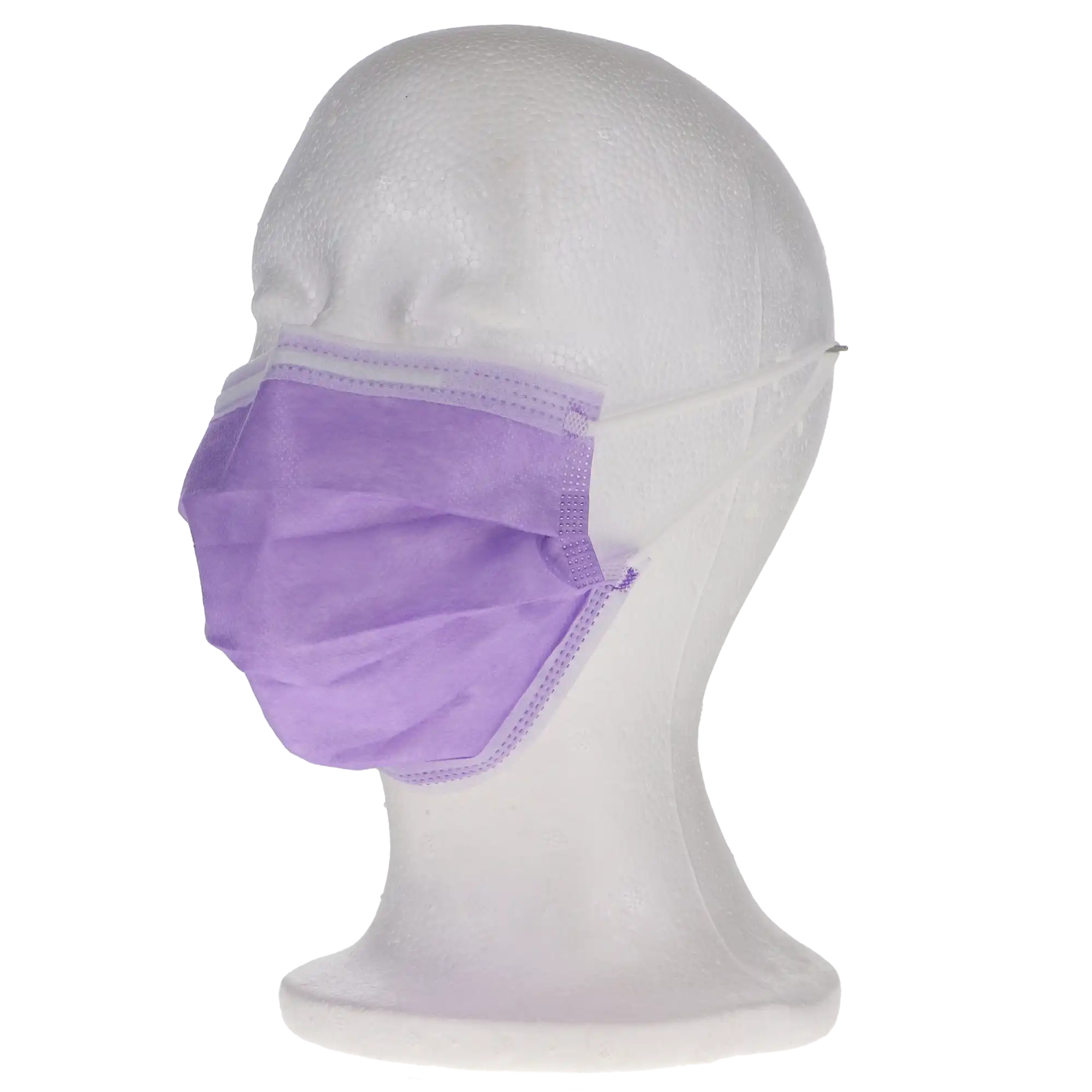 Medicom SafeMask Classics Earloop Face Mask, ASTM Level 3, Lavender, 50/Box, 205317 thumbnail 2