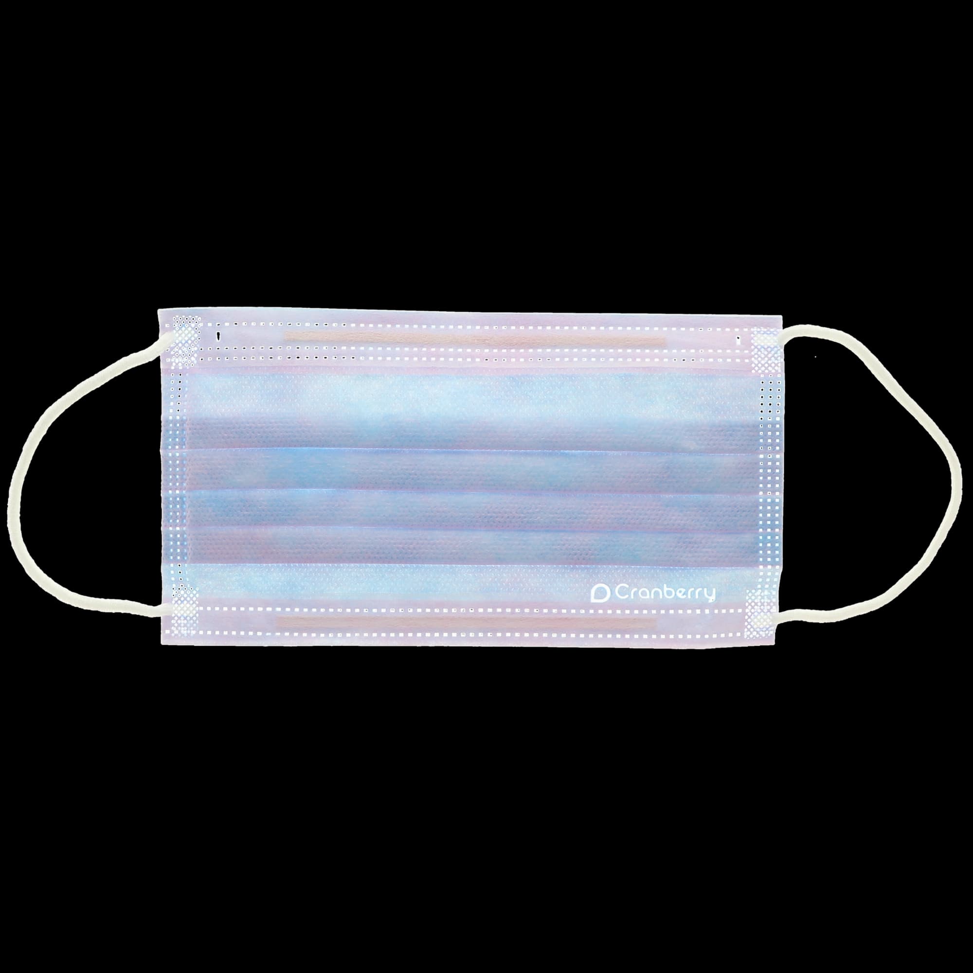 Cranberry Cosmo Procedure Face Mask, ASTM Level 3, 4-Ply, Ear Loop, Comet Blue, 50/Box, C2700CB thumbnail 3