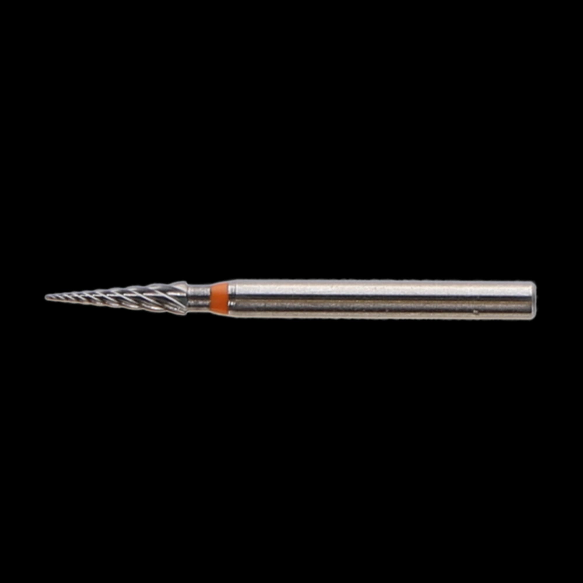 Meisinger Twist Trimming & Finishing Carbide Bur, FG, ET6, Fine, Pointed Taper, 1.4mm Head, 8-12 Flute, 5/Pk, D0134-014-FG thumbnail 5