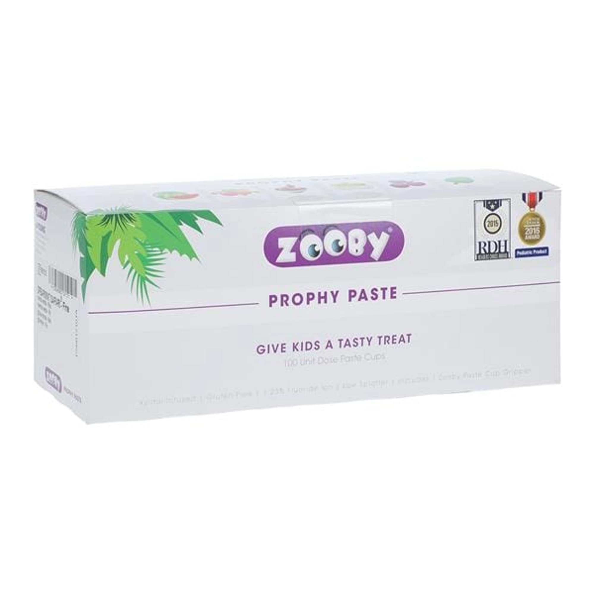 Young Dental Zooby Prophy Paste, Spearmint Safari, Fine Grit, Unit Dose Cups, 100/Pk, 601210 thumbnail 6
