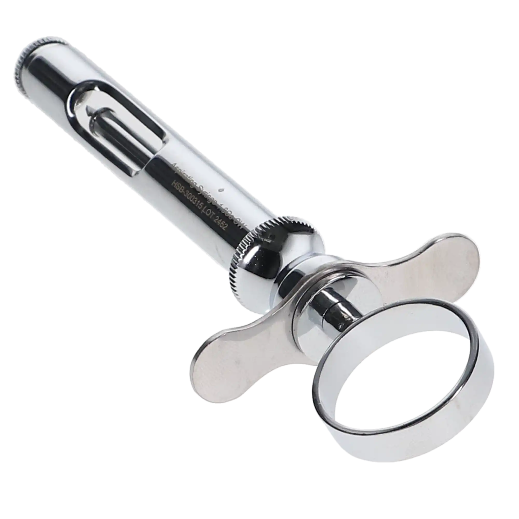 HSB Aspirating Syringe 1.8cc Type CW, Stainless Steel, 300315 thumbnail 3