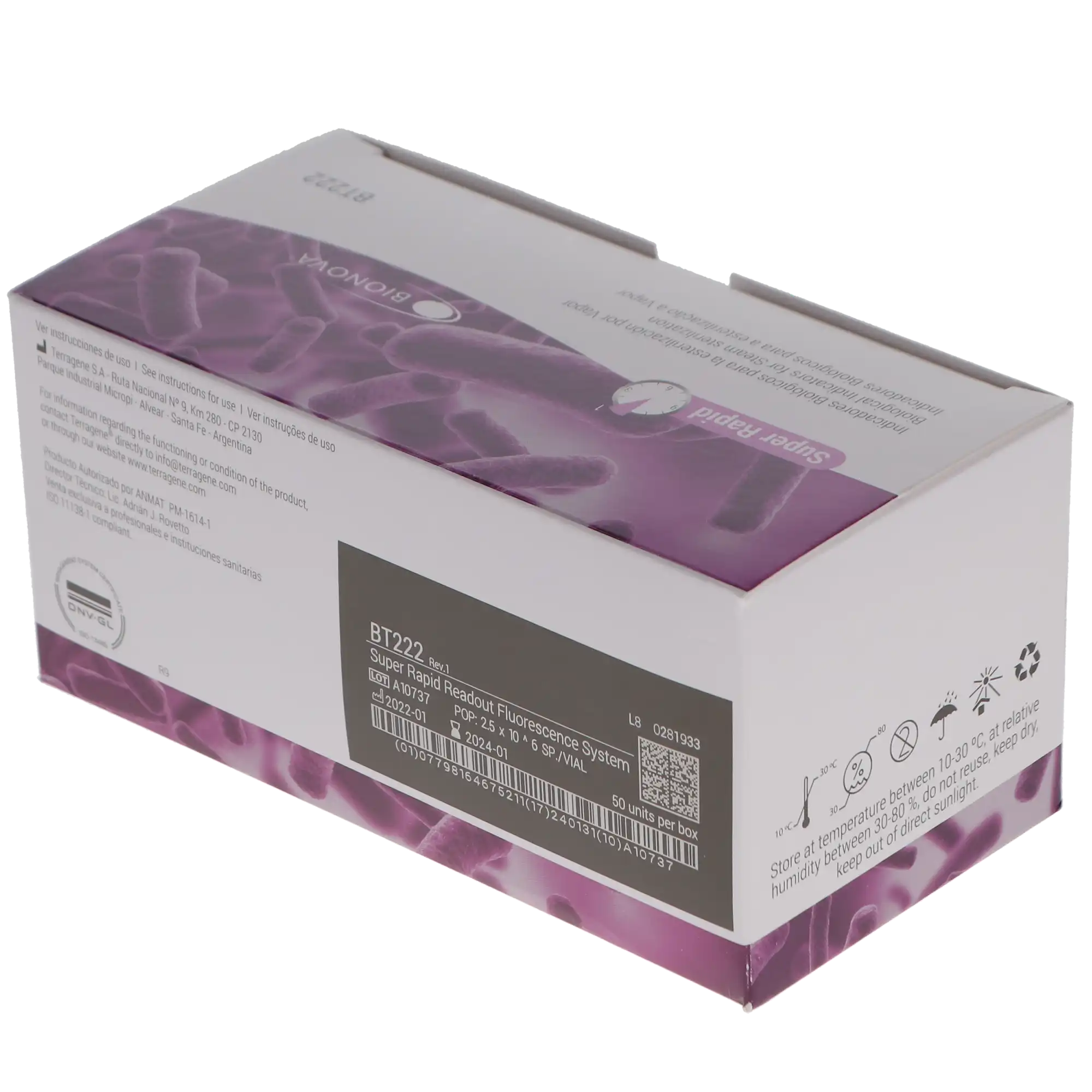 Biological Indicators, Super Rapid, 1hr, 50/Box, 100582 thumbnail 3