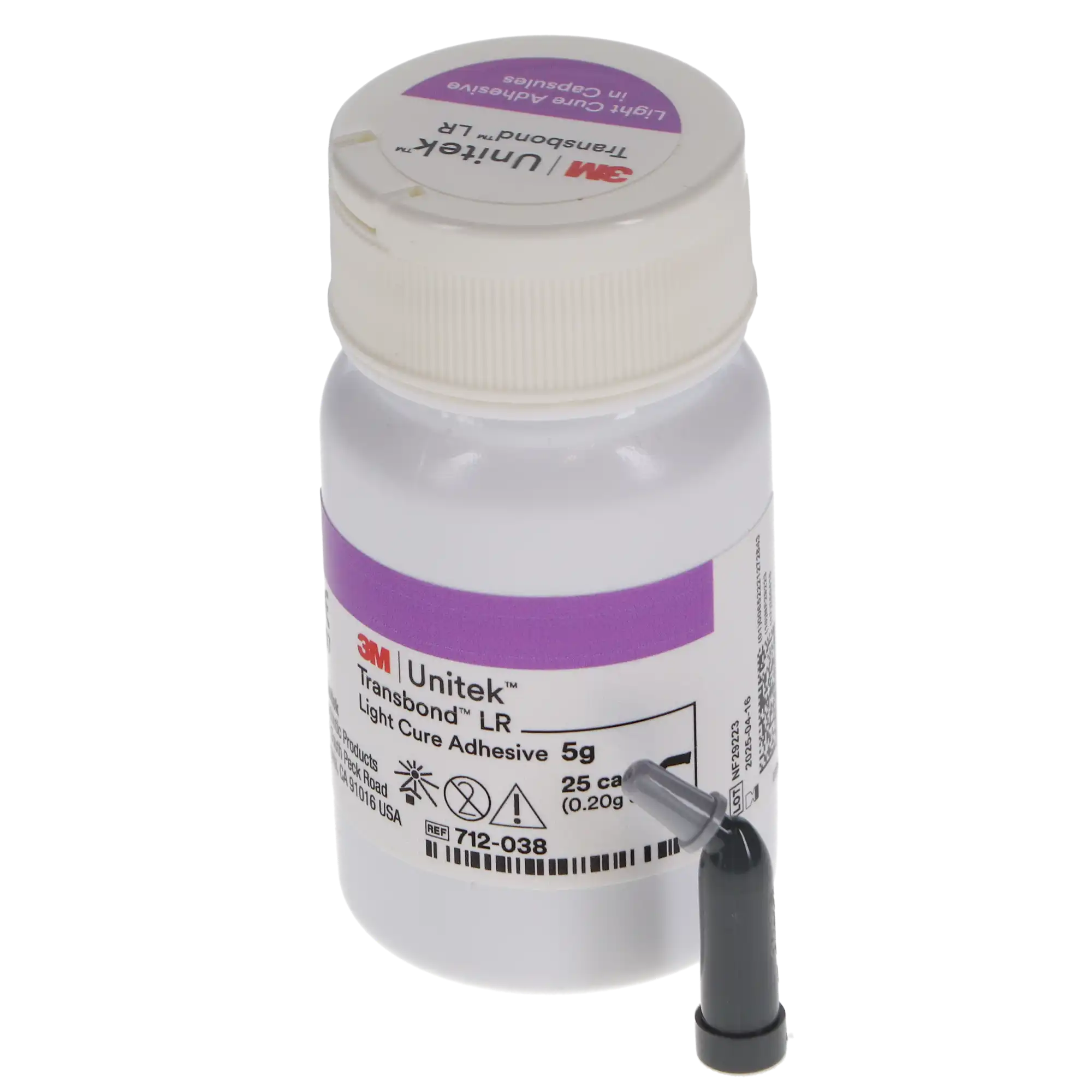 3M™ Transbond™ LR Light Cure Adhesive Capsules, 0.2 g, 25/Pkg, 712-038 thumbnail 3