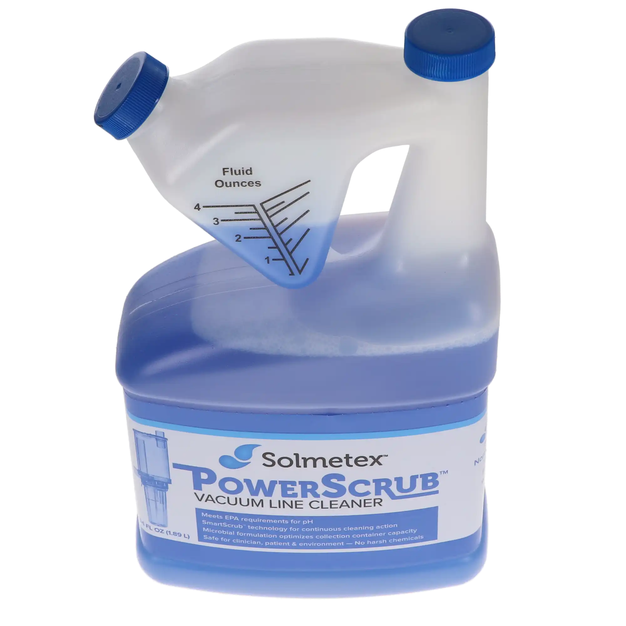 Solmetex PowerScrub Vacuum Line Cleaner Case Kit, 64 oz. Bottle, PCS-VLCB thumbnail 2