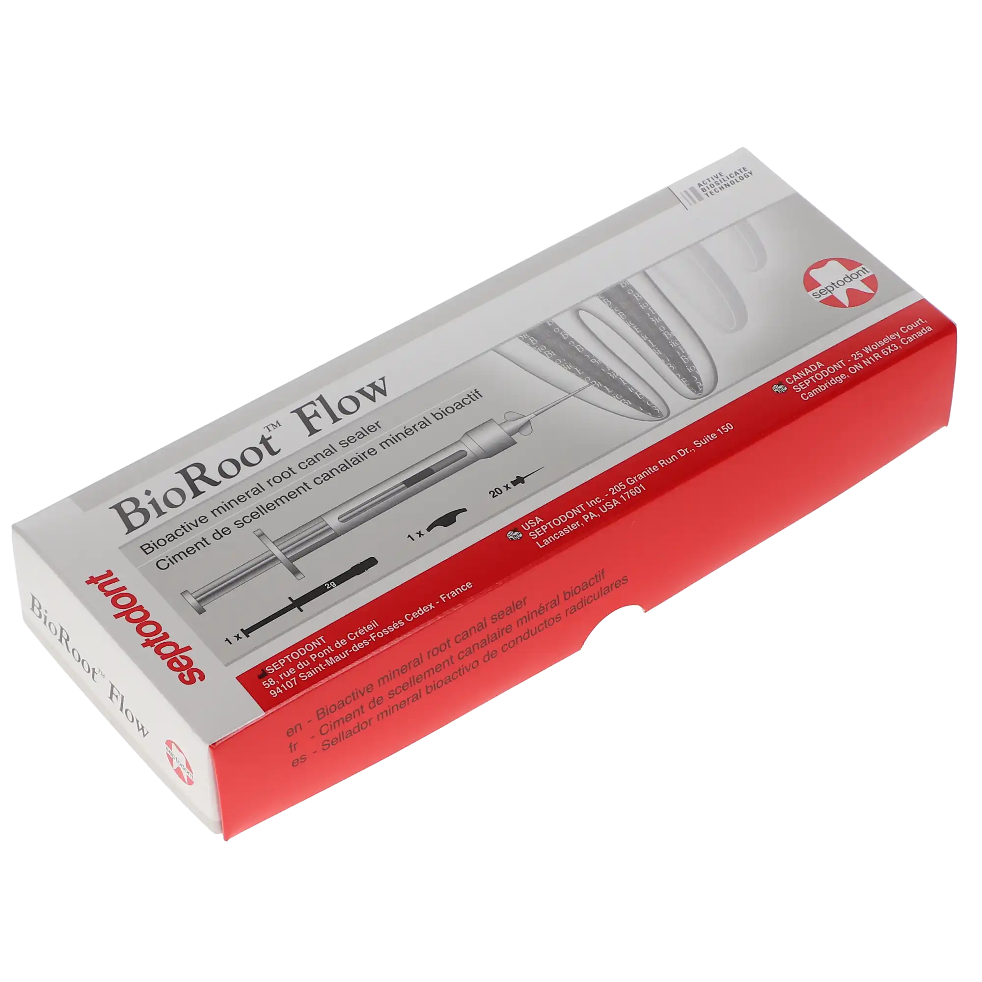 Septodont BioRoot Flow Bioceramic Root Canal Sealer, 2g Syringe, 01E0510 thumbnail 18