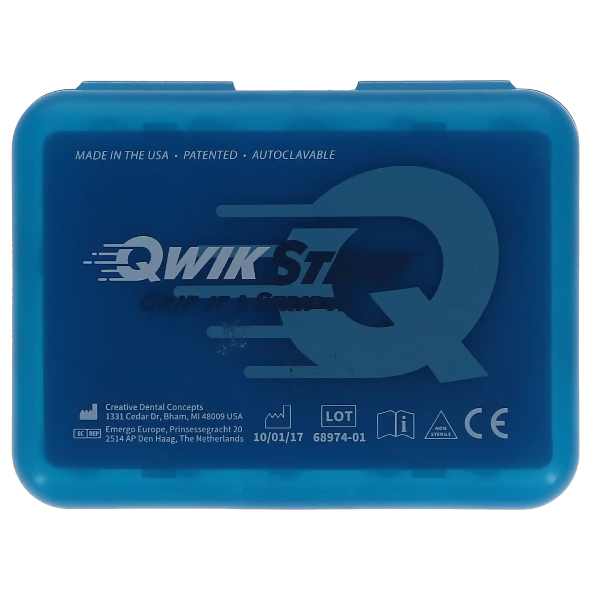 QwikStrip Curved Single-Sided Abrasive Finishing Strips, Assorted 10/Pack, QSC-ASST thumbnail 4