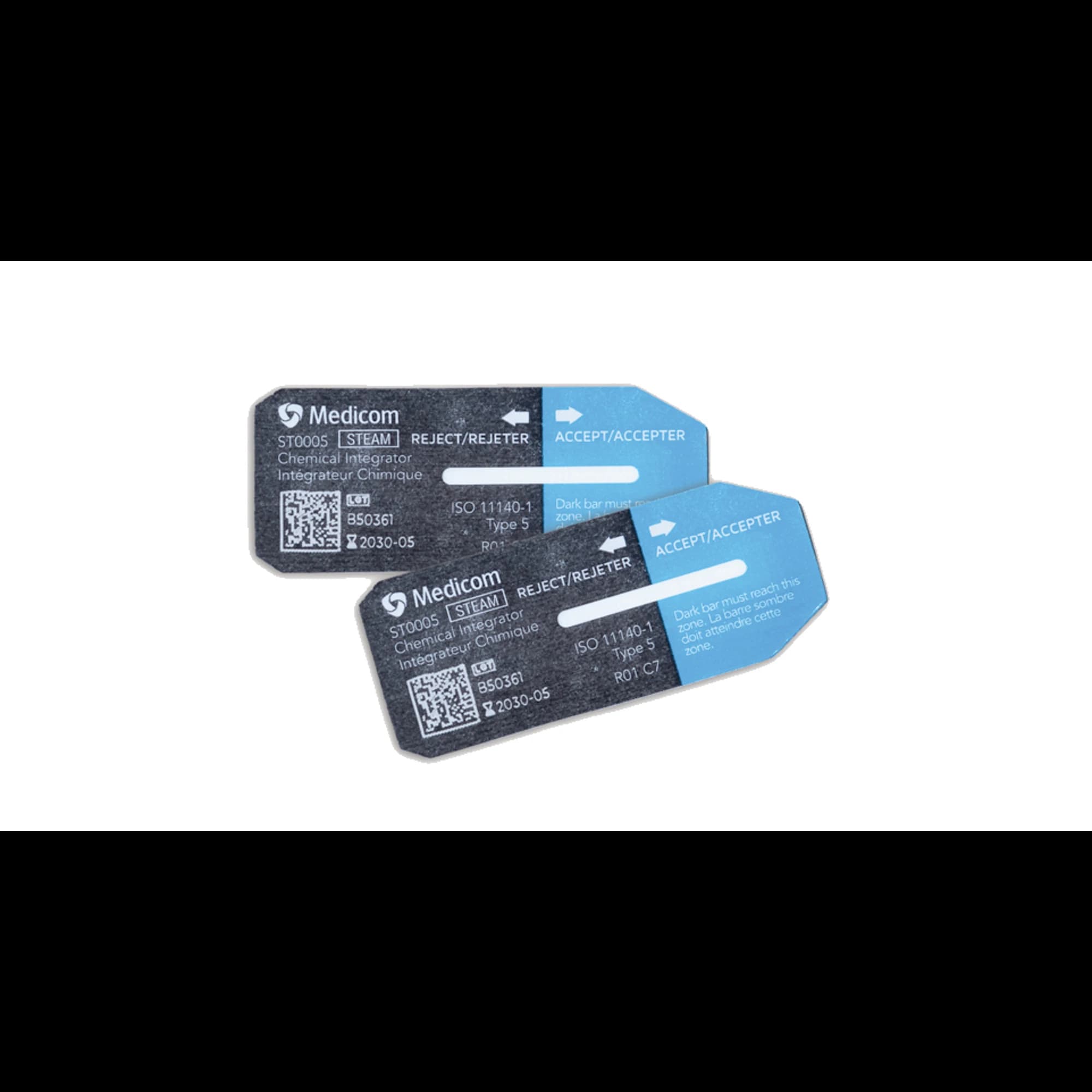 Medicom AssureCheck Type 5 Chemical Indicator, Steam Sterilization Integrating Indicator, 250/Pk, ST0005 - AssureCheck Type 5 Chemical Indicator, 250/Pk, ST0005 - Image 1