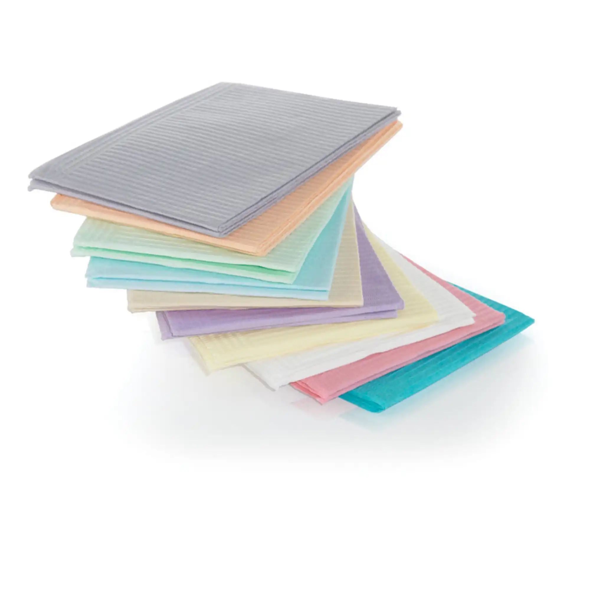 Medicom SafeBasics Dry-Back Dental Bibs, 2-Ply Tissue/Poly, Lavender, 13" x 18", 500/Case, 8280 thumbnail 2