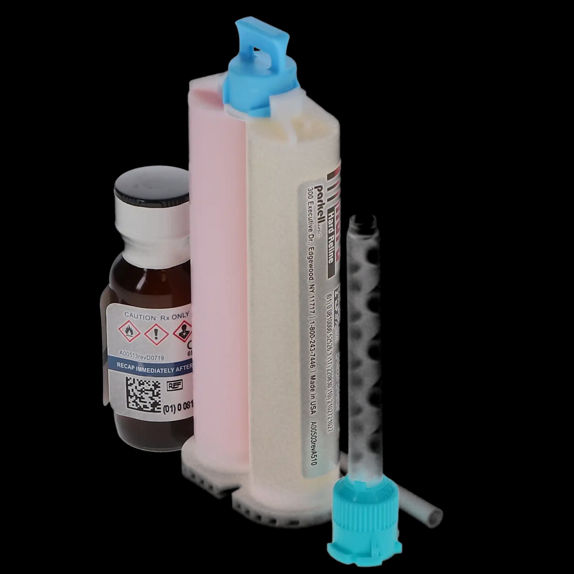 MucoHard+ Hard Denture Reline Kit, Self-Cure, Translucent Pink, 50 mL Cartridge, S640 thumbnail 13