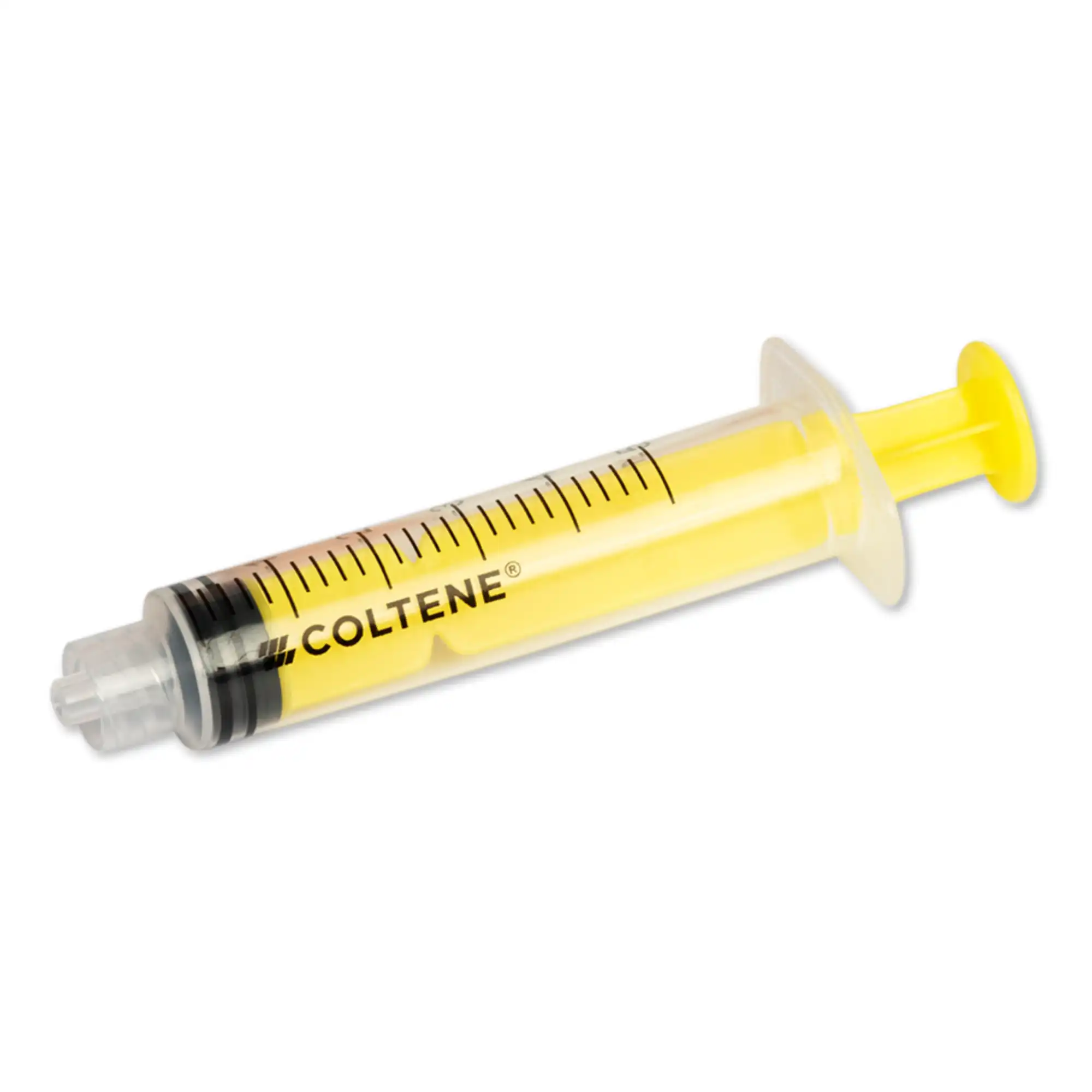 CanalPro Color Luer Lock Irrigation Syringes, 5 ml, Yellow, Disposable, Latex-Free, 50/Pk, 60019323 thumbnail 5