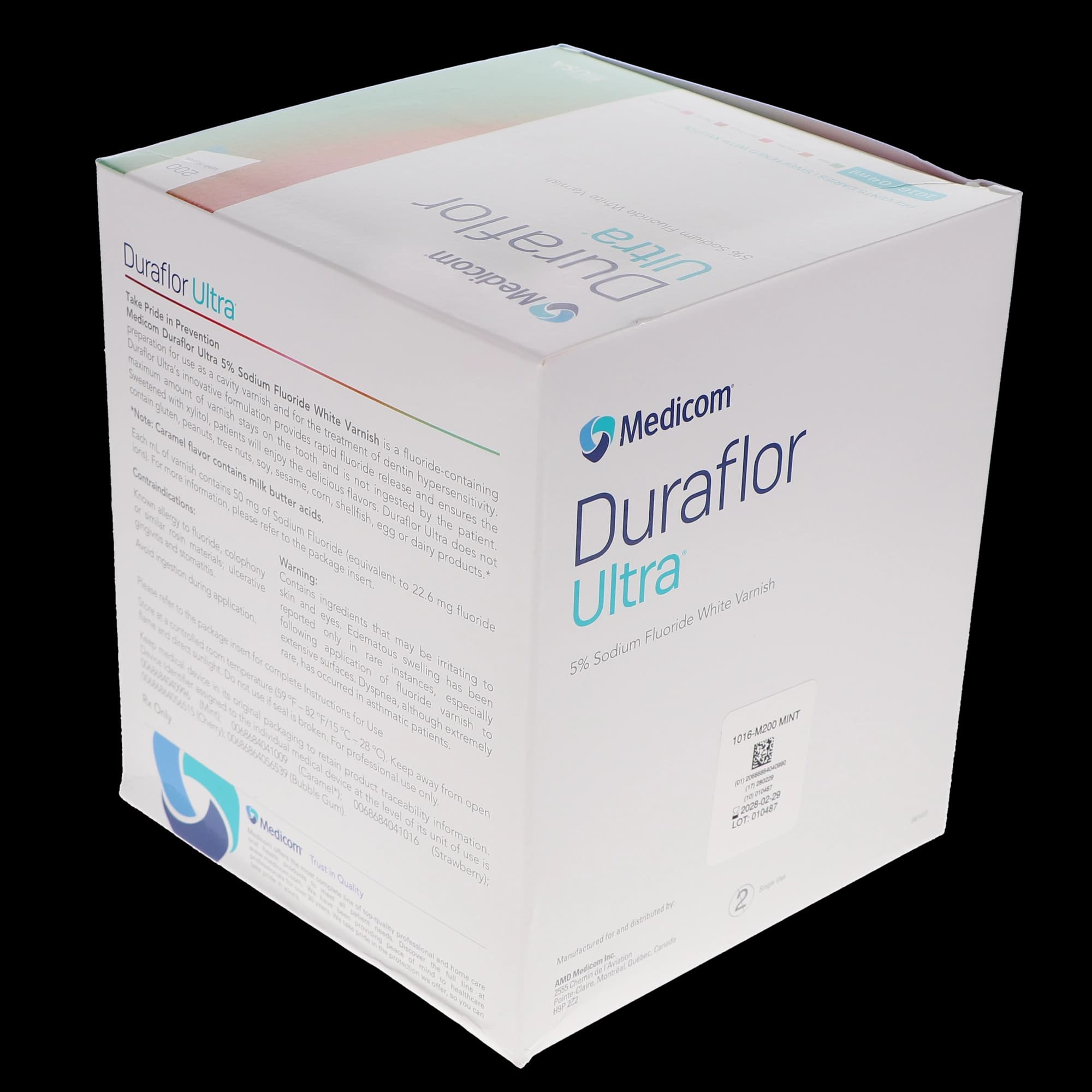 Duraflor Ultra 5% Sodium Fluoride Varnish, 0.4 mL Unit-Dose, Mint, 200/Pack thumbnail 4