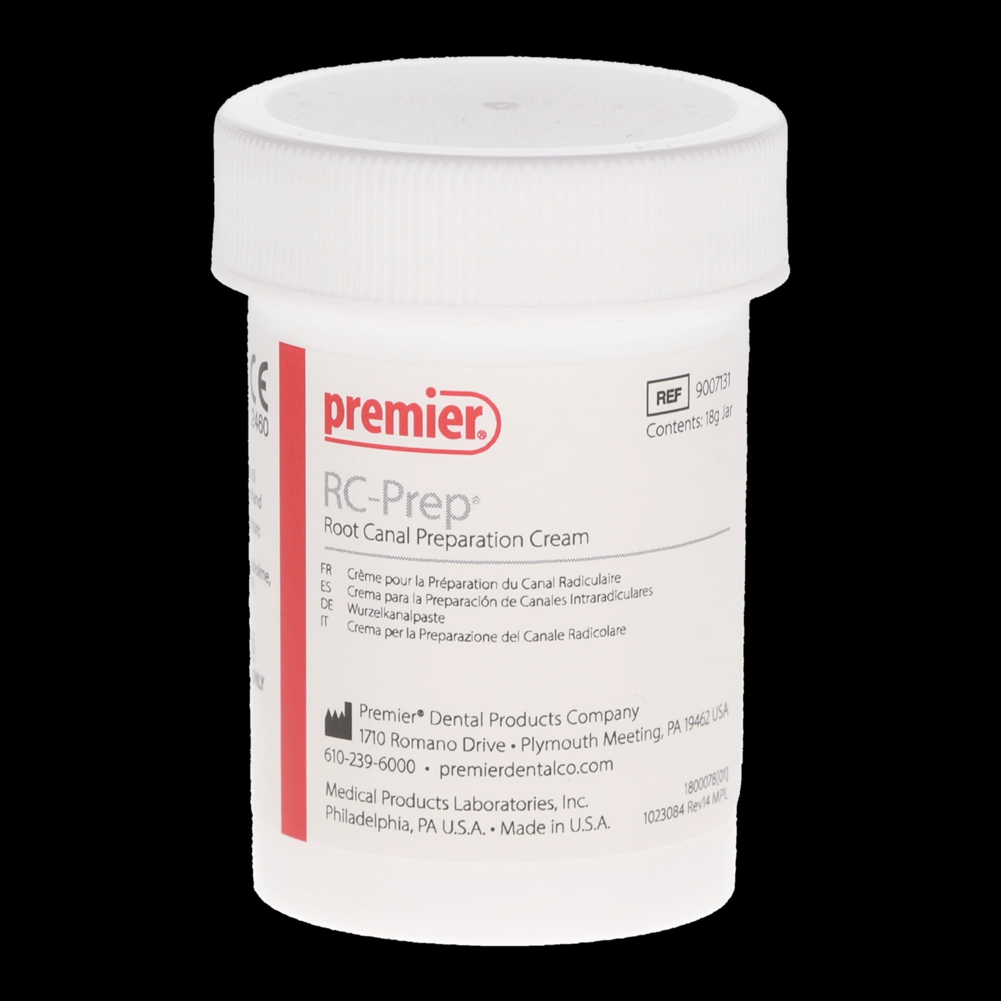 Premier RC-Prep Root Canal Chemo-Mechanical Preparation Cream, 18 g Jar, #9007131 thumbnail 12