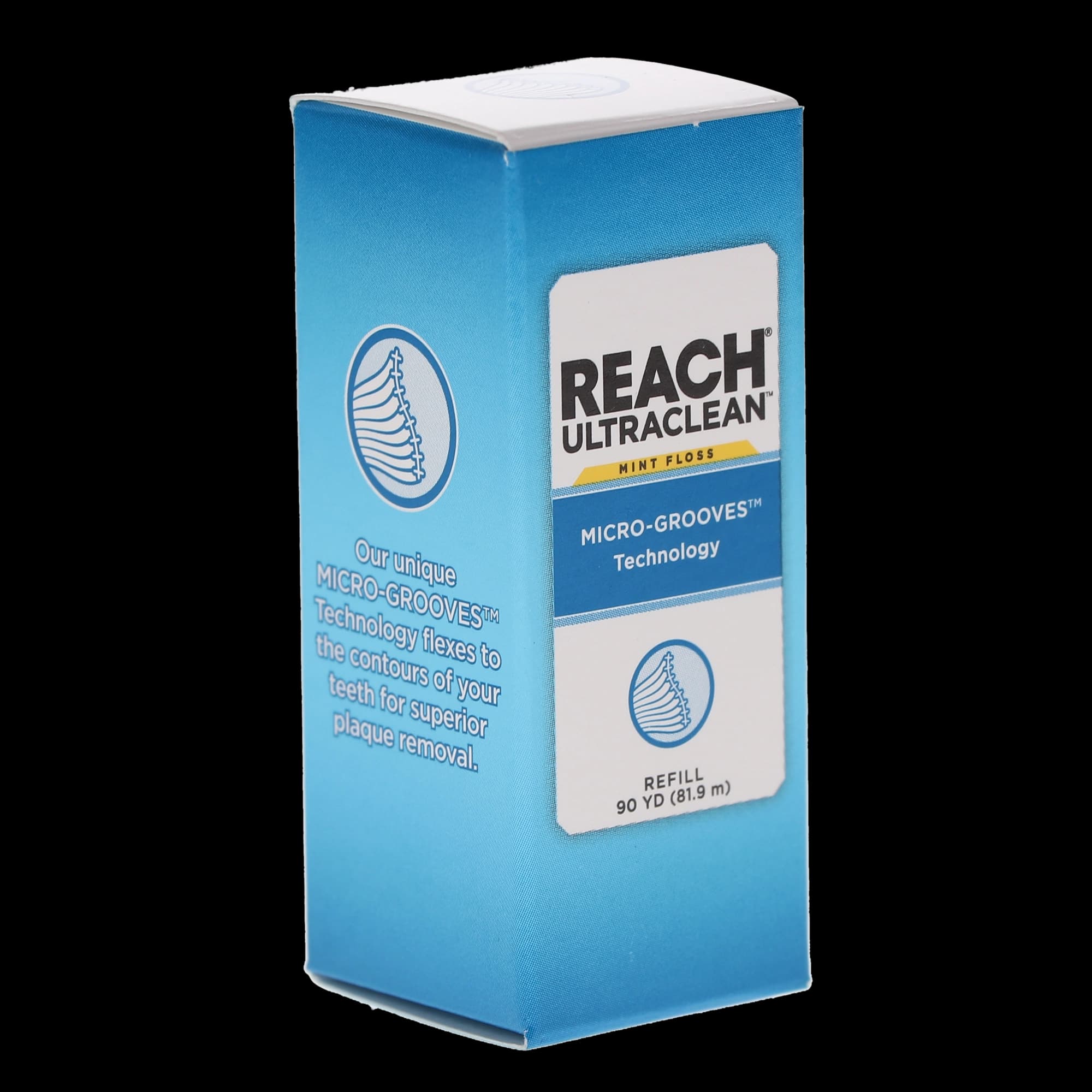 Reach Ultra Clean Dental Floss, Mint, 90 yd Spool Refill, 523521700 thumbnail 5