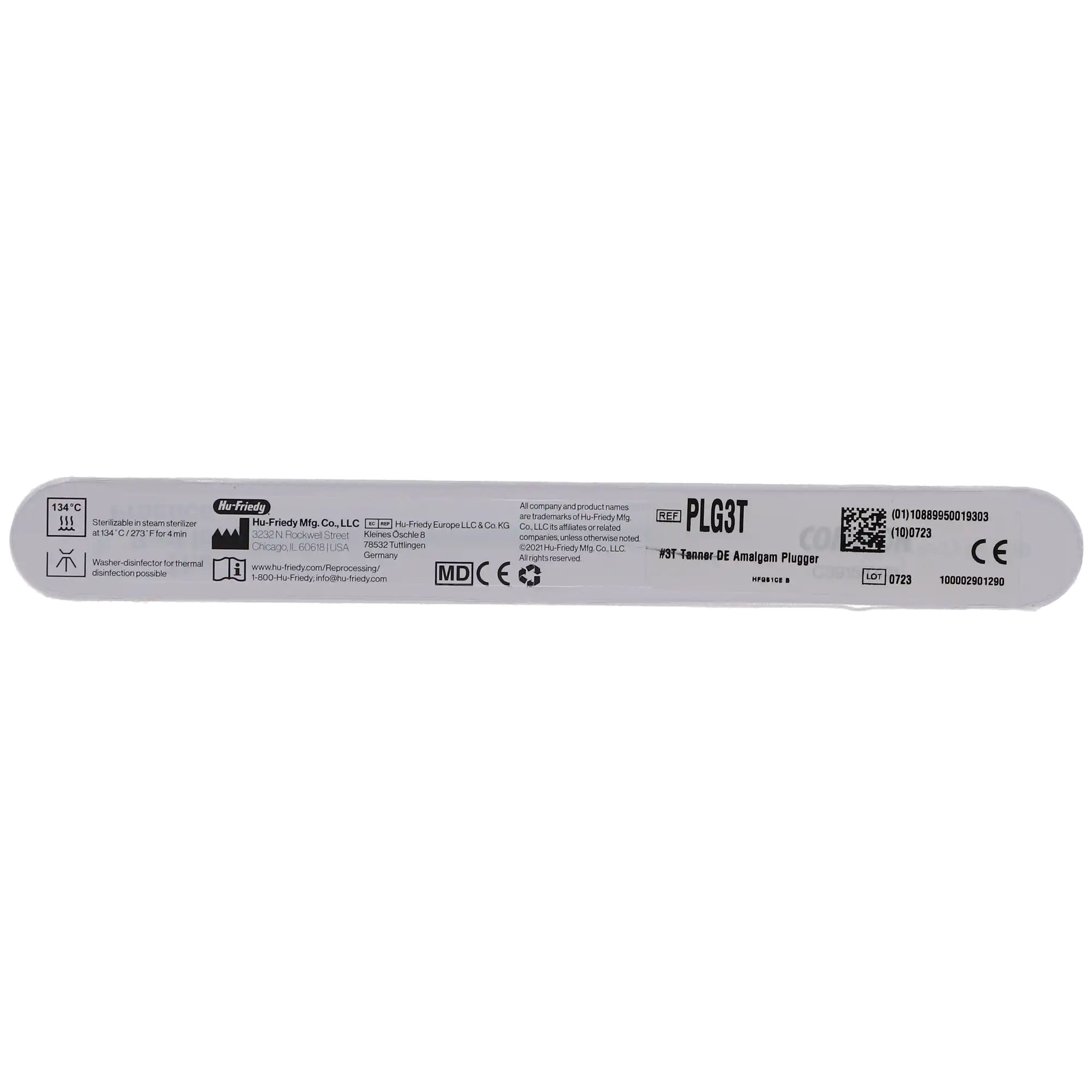 Hu-Friedy Plugger DE Amalgam 3T Tanner, #41 Round Handle, Double End, PLG3T thumbnail 5