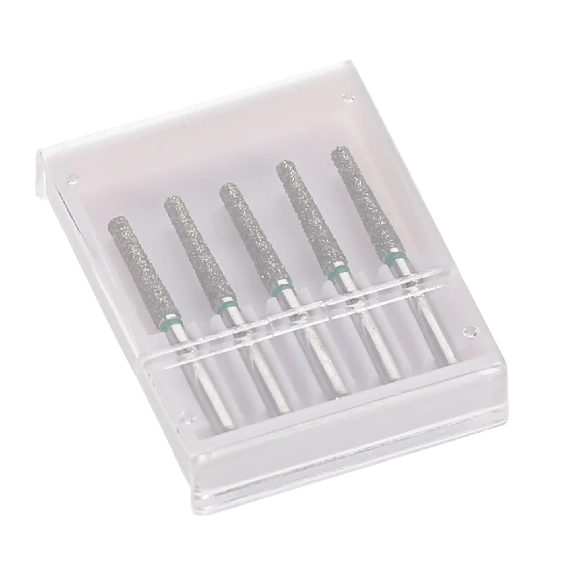 Diamond Burs, FG, Flat End Taper, Coarse, Green, 1.8 mm, 848-018C, 5/Pk, C2MC thumbnail 3