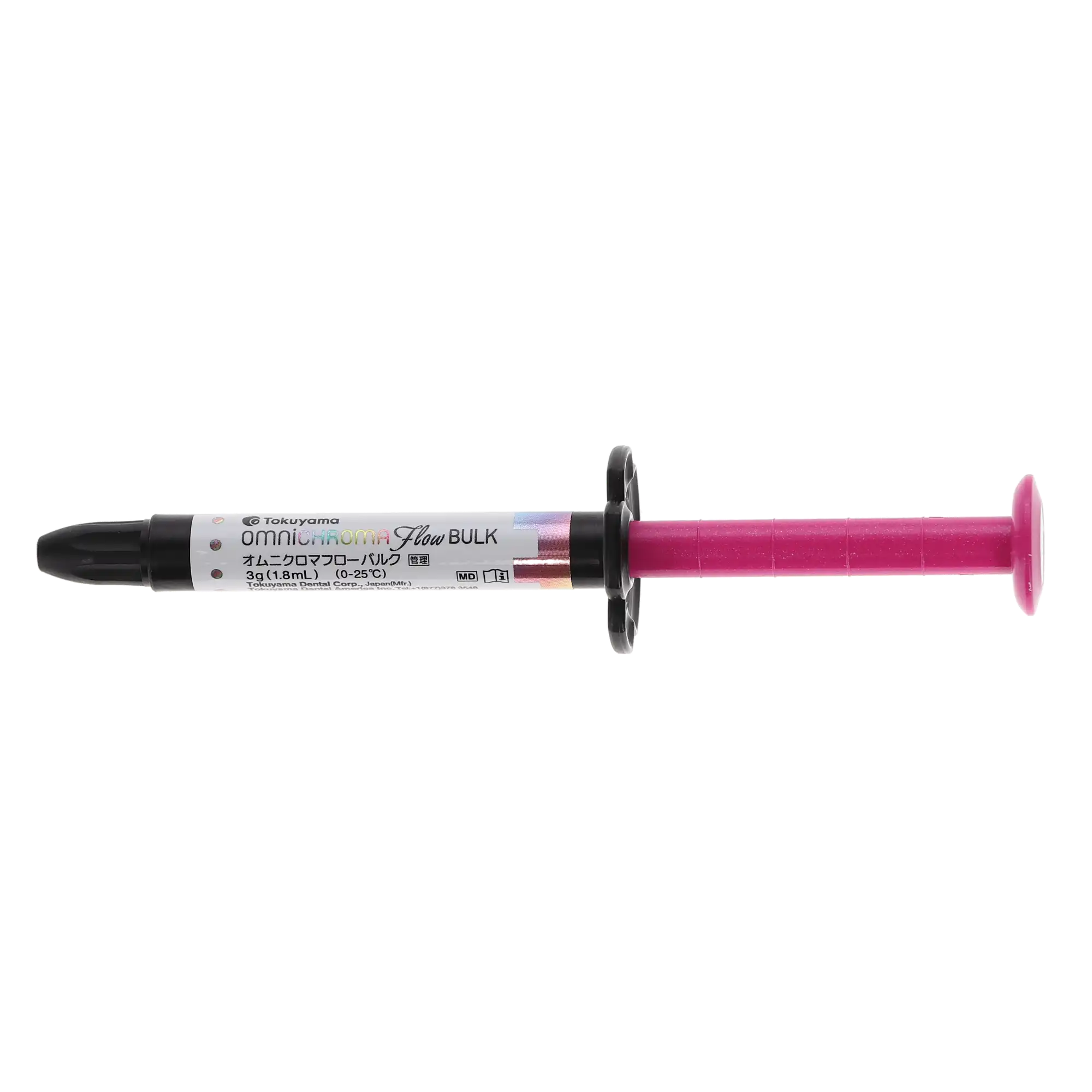 Tokuyama OMNICHROMA Flow BULK Flowable Composite, Light-Cure, Syringe Refill, Universal Shade, 3 g (1.8 mL), 1 Syringe with 10 Tips, 10221 thumbnail 6