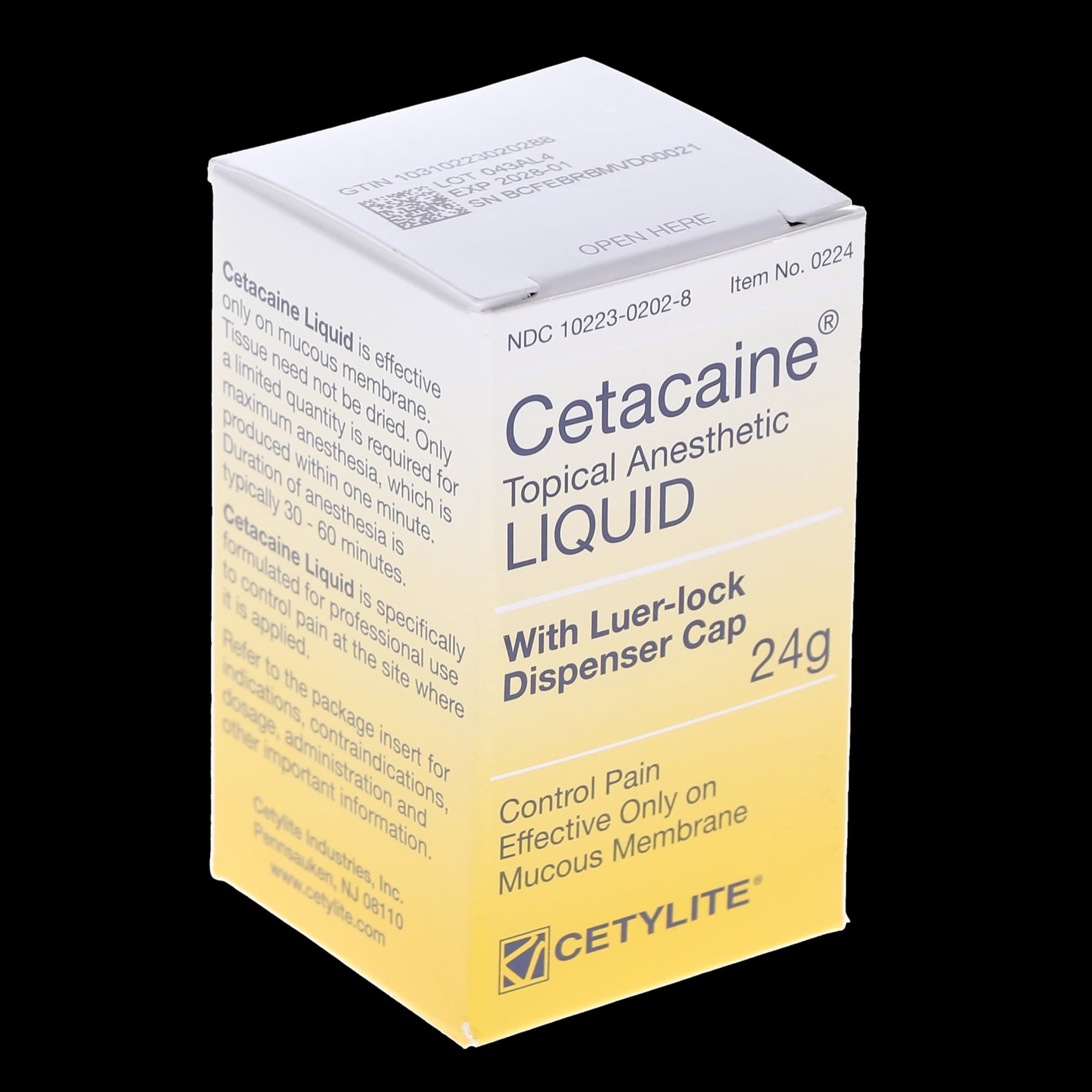 Cetacaine Topical Anesthetic Liquid, 24 g Bottle, Banana Flavor, 0224 thumbnail 6