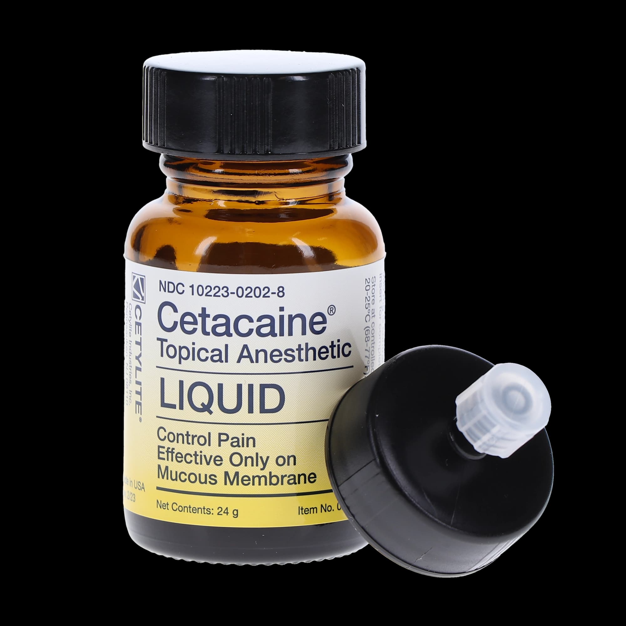 Cetacaine Topical Anesthetic Liquid, 24 g Bottle, Banana Flavor, 0224 thumbnail 2