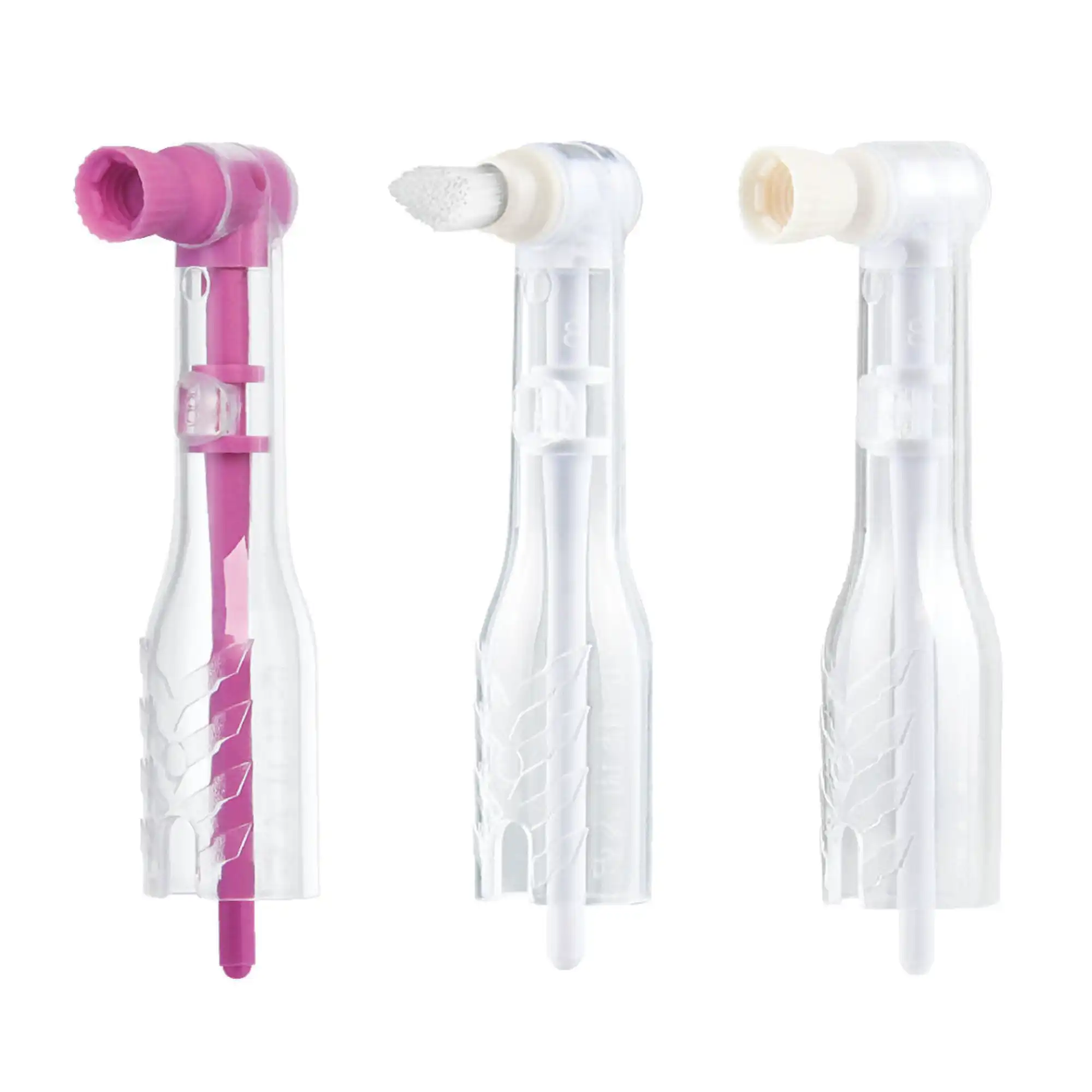 Oscillating AntiSplatr™ Mini Disposable Prophy Angle, Soft Cup, Pink, 100/Box, ASMS-100 thumbnail 2