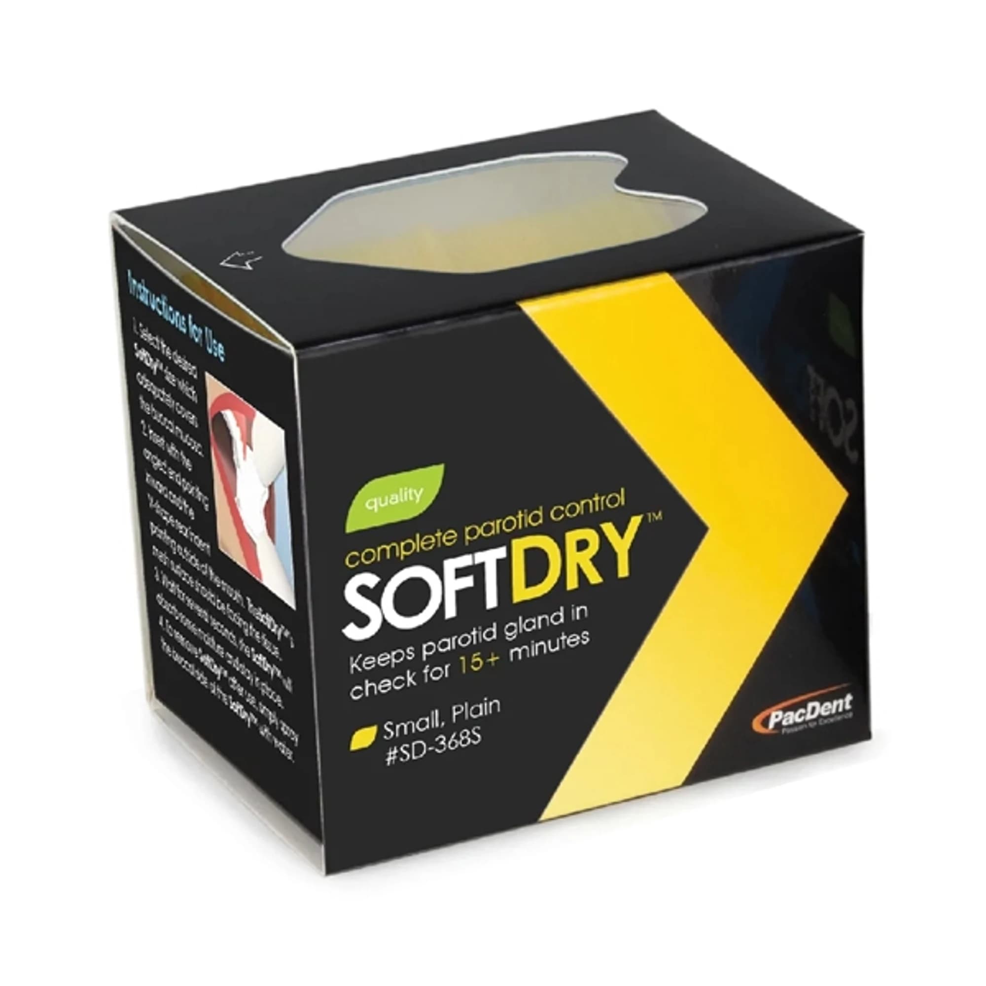 Pac-Dent SoftDry Cotton Roll Substitute, Small Child, 50/Pk, SD-368S - SoftDry Cotton Roll Subsitute Small Child 50/Pk - Image 1