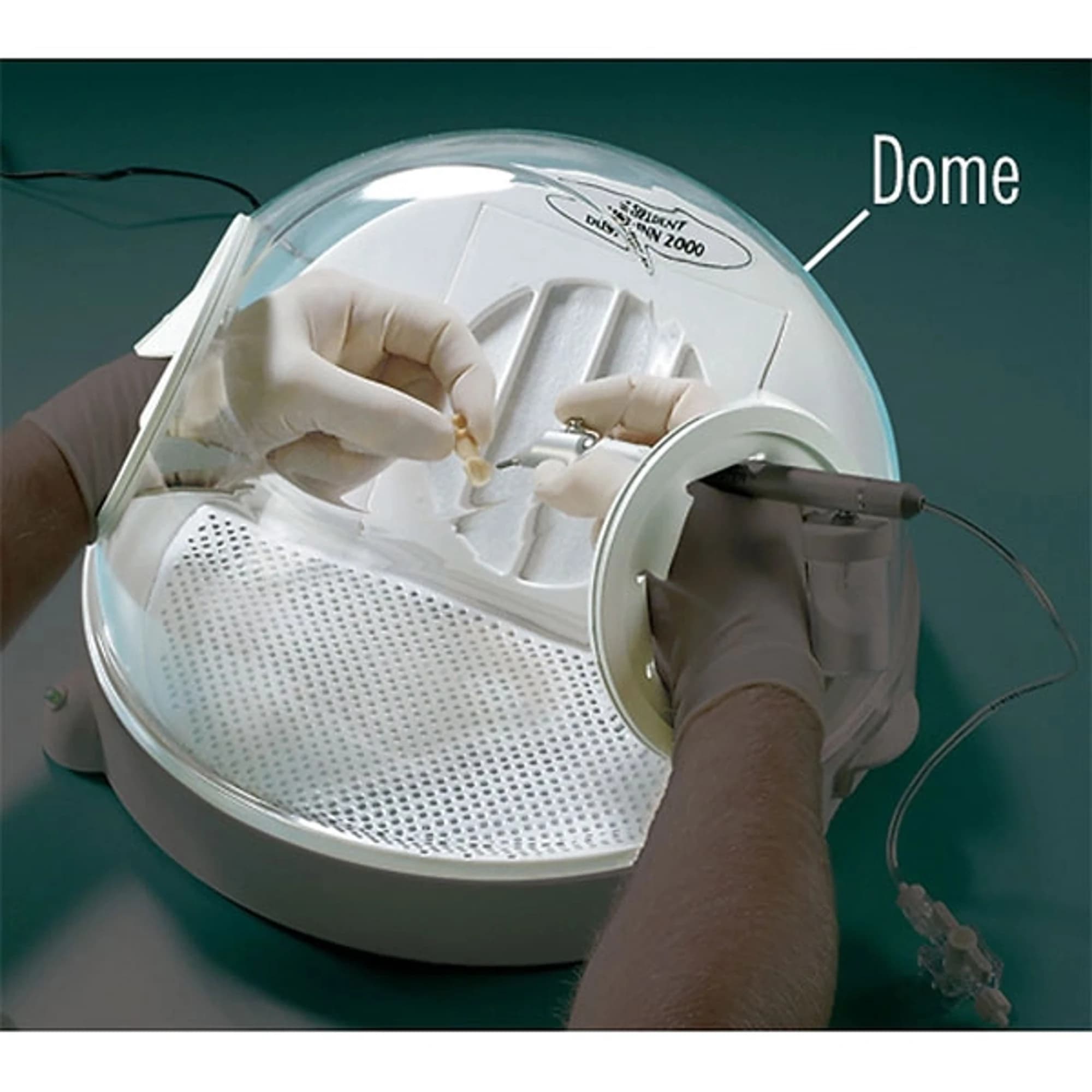 Johnson Promident Dust-Inn 2000 Replacement Dome with Handguards, 1/Pk - Dust-Inn 2000 Replacement Dome w/ Handguards - Image 1