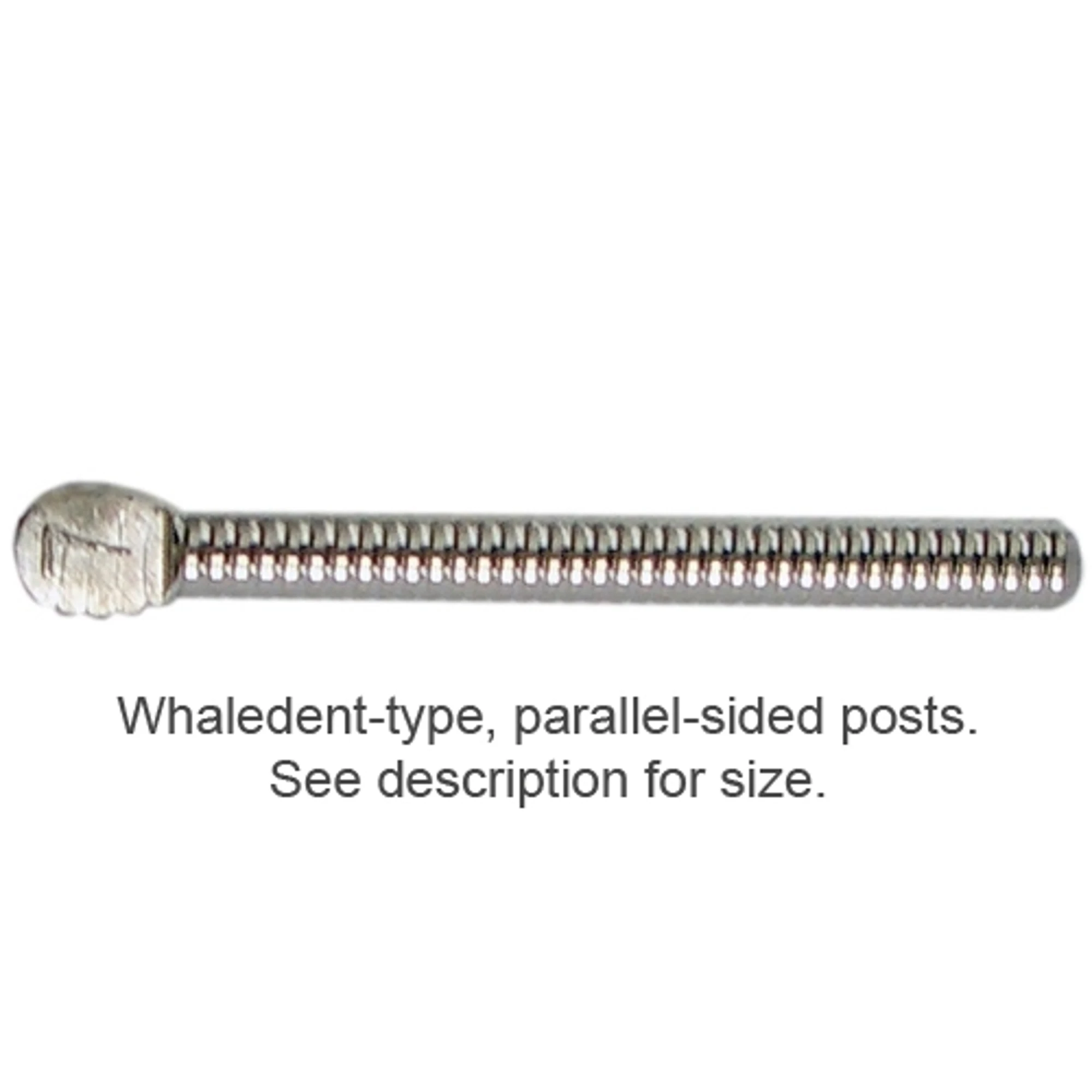 Johnson Promident Stainless Steel Post #3, Parallel-Sided, Serrated, Vented, 25/Pk, S3-25 - Stainless Steel Post #3 25/Pk - Image 1
