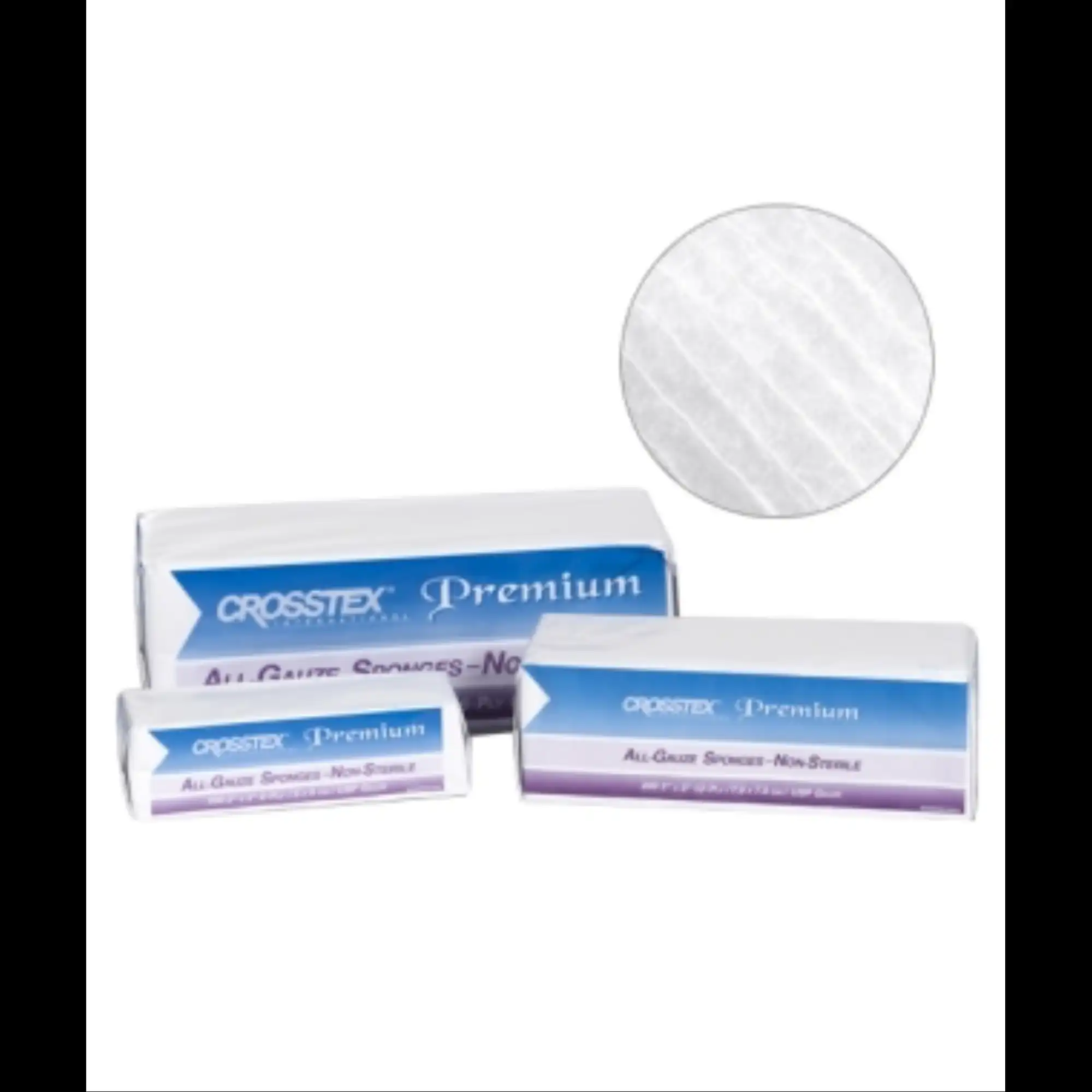 Crosstex All-Gauze Sponges Premium, Non-Sterile, 3" x 3", 12-Ply, 4000/Case, ENC312 thumbnail 2