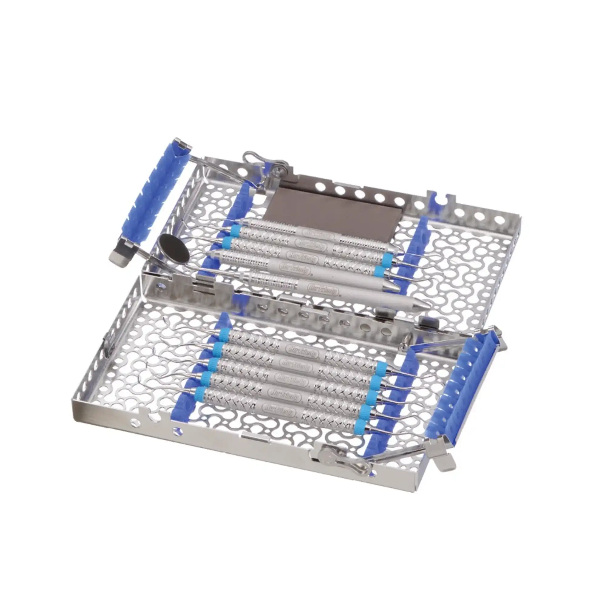 Hu-Friedy IMS Infinity Series Double-Decker Instrument Cassette, 14-Instrument, Blue, IMN9148 thumbnail 2
