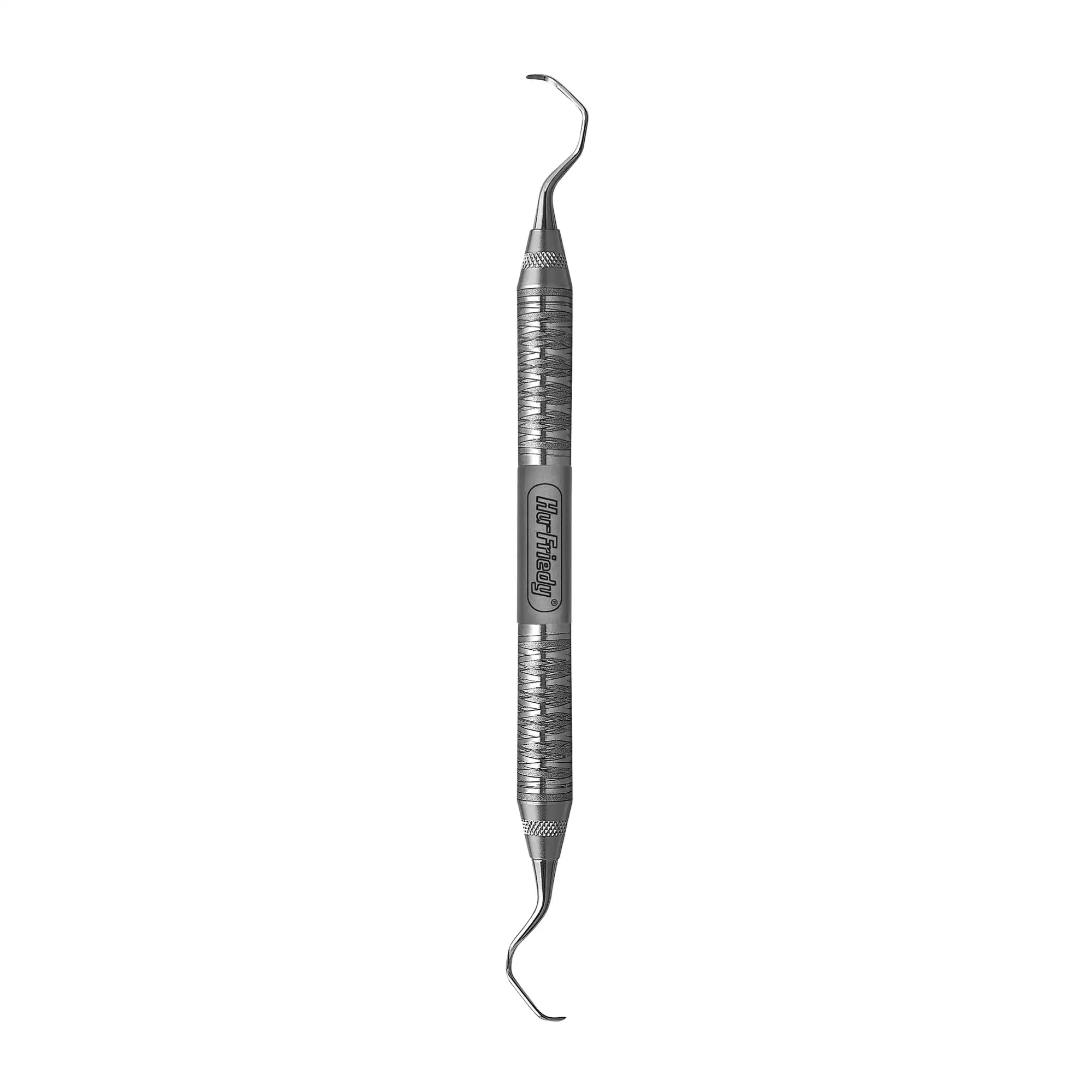 Hu-Friedy Langer Curette 17/18, Double End, #6 Satin Steel Handle, SL17/186 thumbnail 2