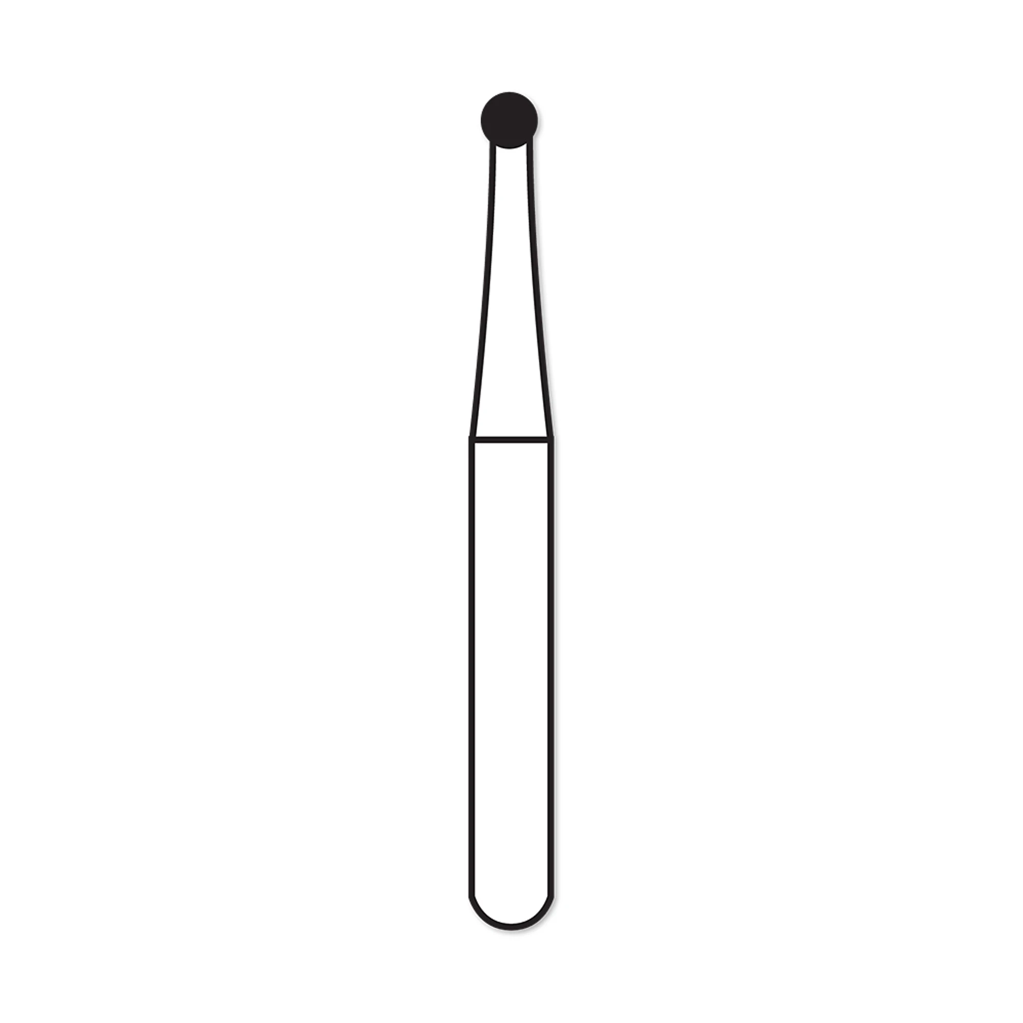 Coltene Whaledent Alpen Carbides O&S Burs, 10/Pk, HP 4, R600004 - Alpen Carbides O&S Burs 10/Pk HP 4 - Image 1