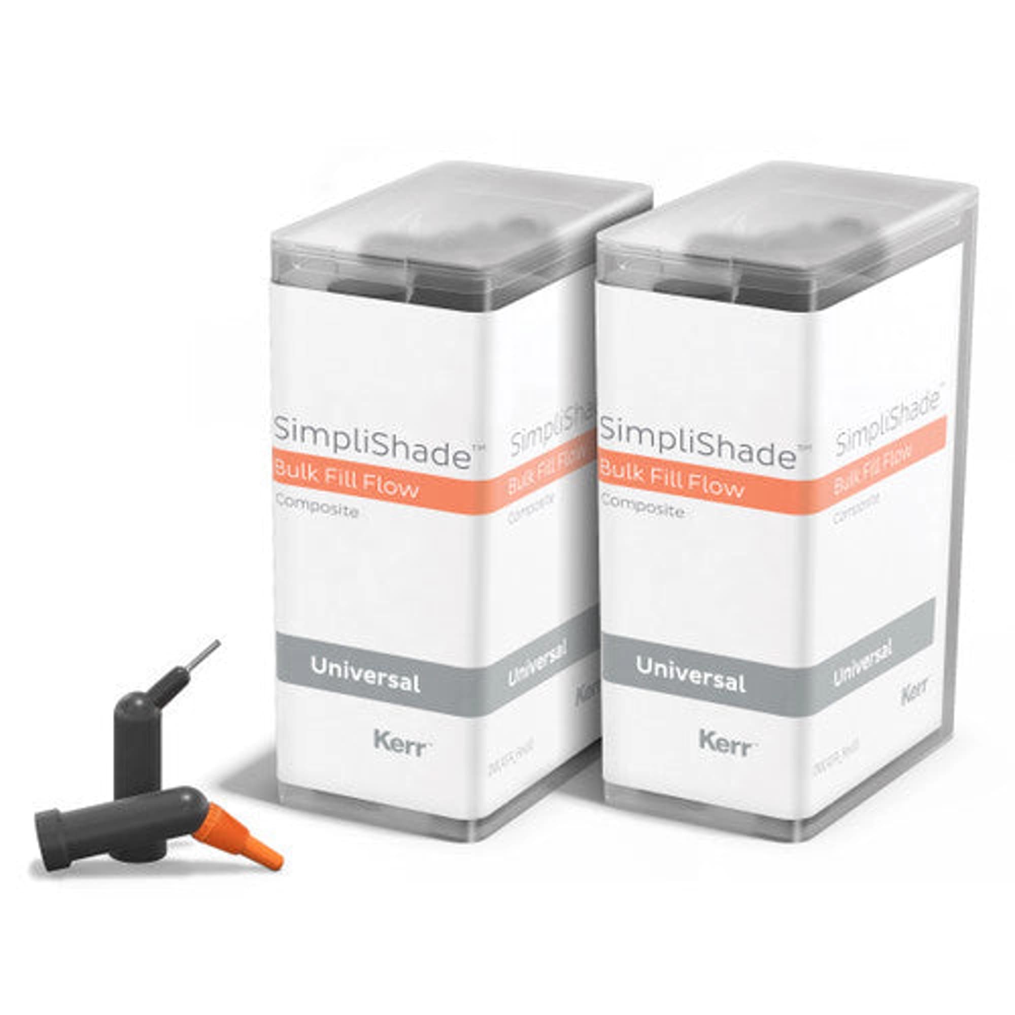 Kerr SimpliShade Universal Bulk Fill Flow Composite Unidose, 0.25 g, 20/Pkg, 37208 thumbnail 2