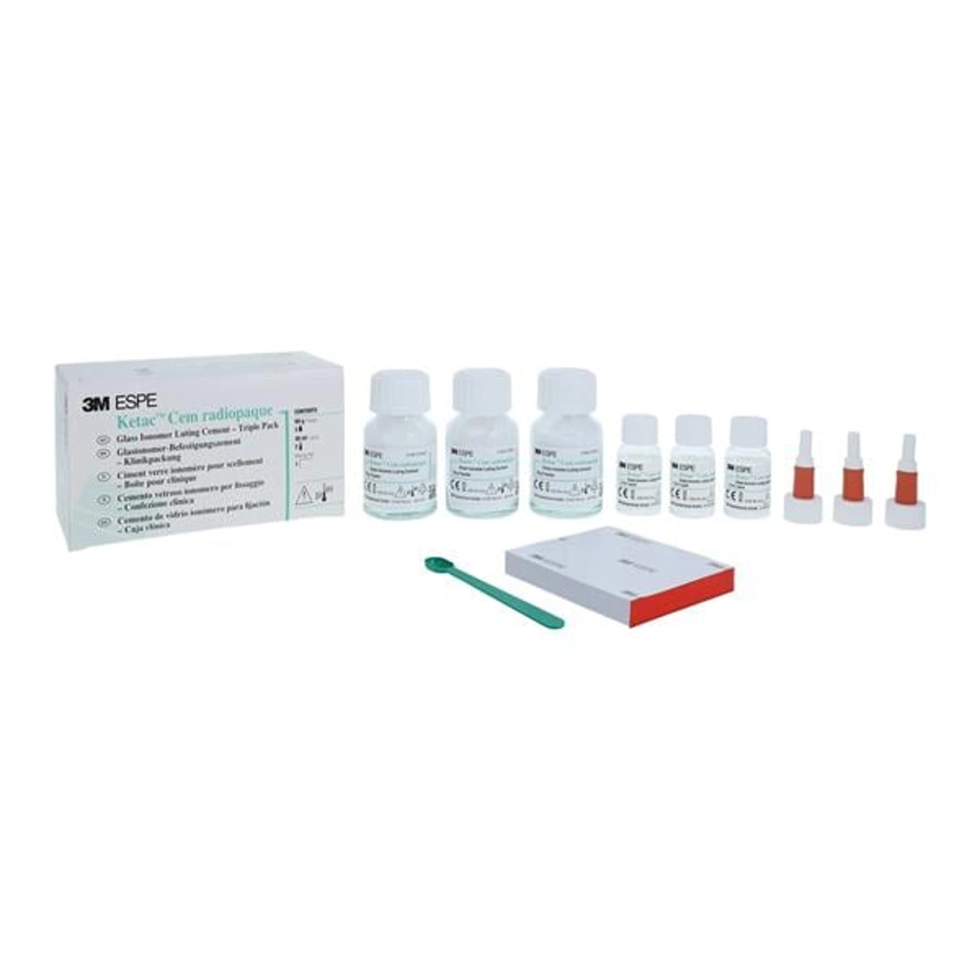 3M (Solventum) Ketac Cem Radiopaque Permanent Glass Ionomer Luting Cement Triple Pack, 3 x 33 g Powder / 3 x 12 ml Liquid, 37231 thumbnail 11