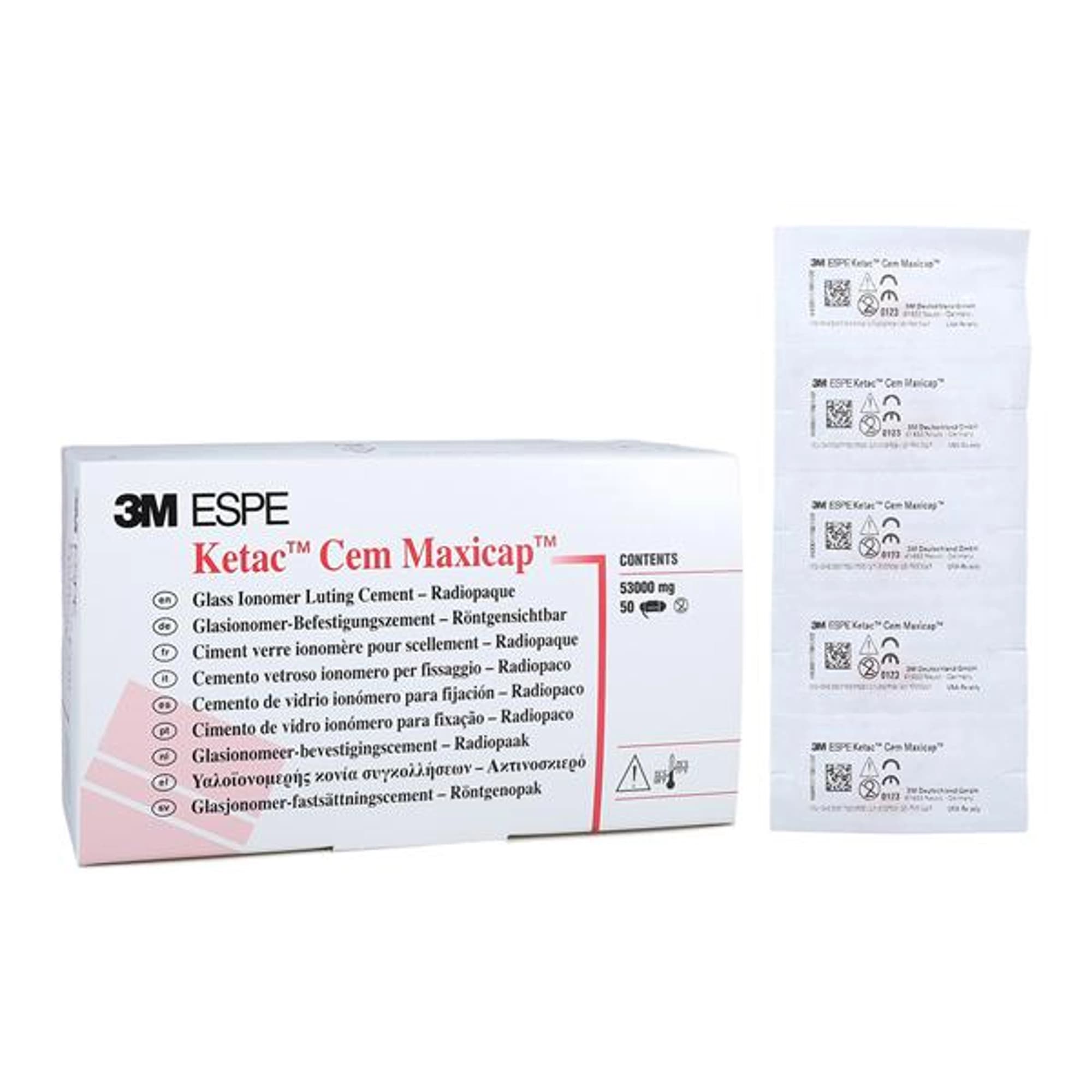 3M (Solventum) Ketac Cem Maxicap Glass Ionomer Luting Cement Capsule Refill, 50/Box, 56021 thumbnail 7