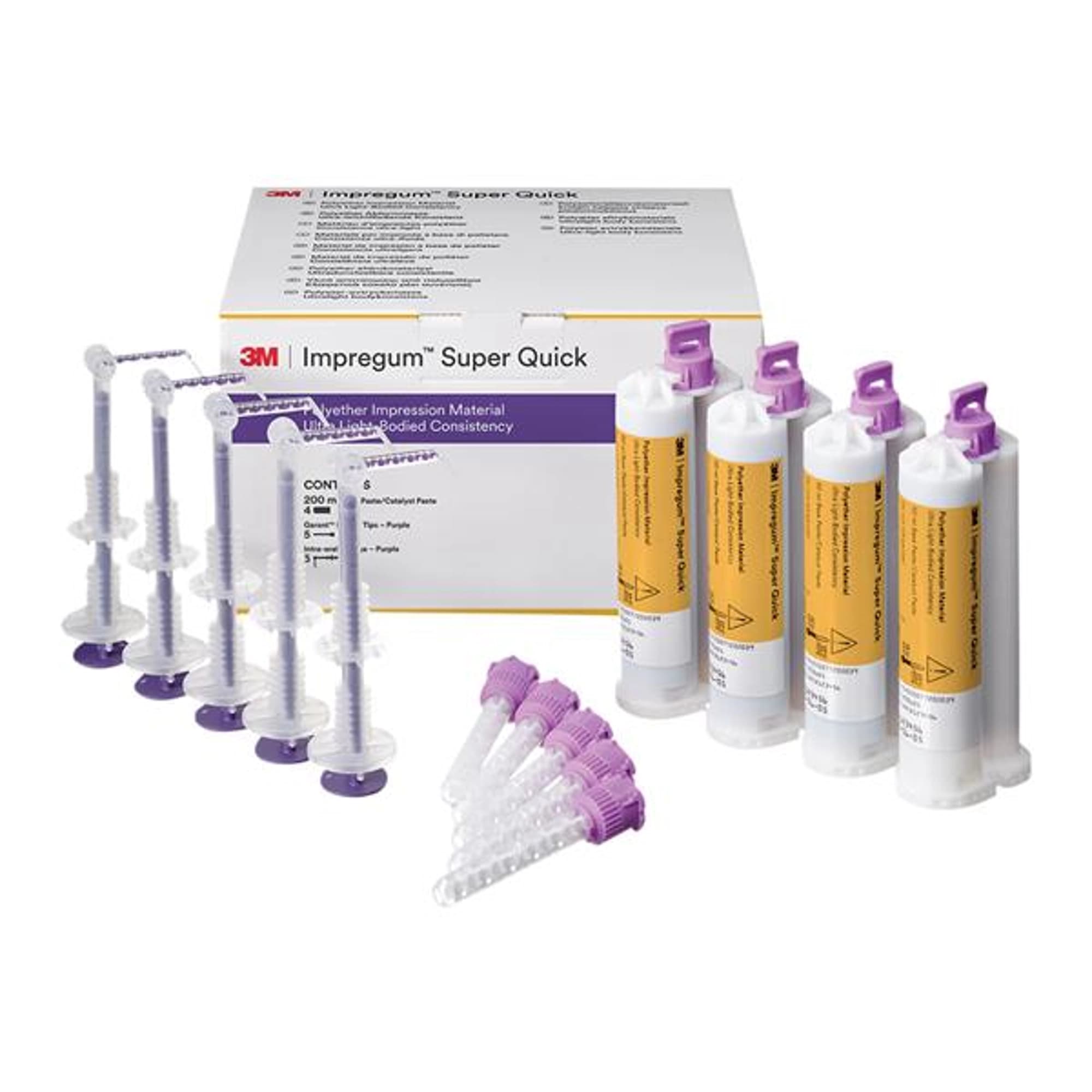 3M (Solventum) Impregum Super Quick Ultra Light Body Polyether Impression Material Refill, 50 mL Cartridges, 4/Pk thumbnail 2