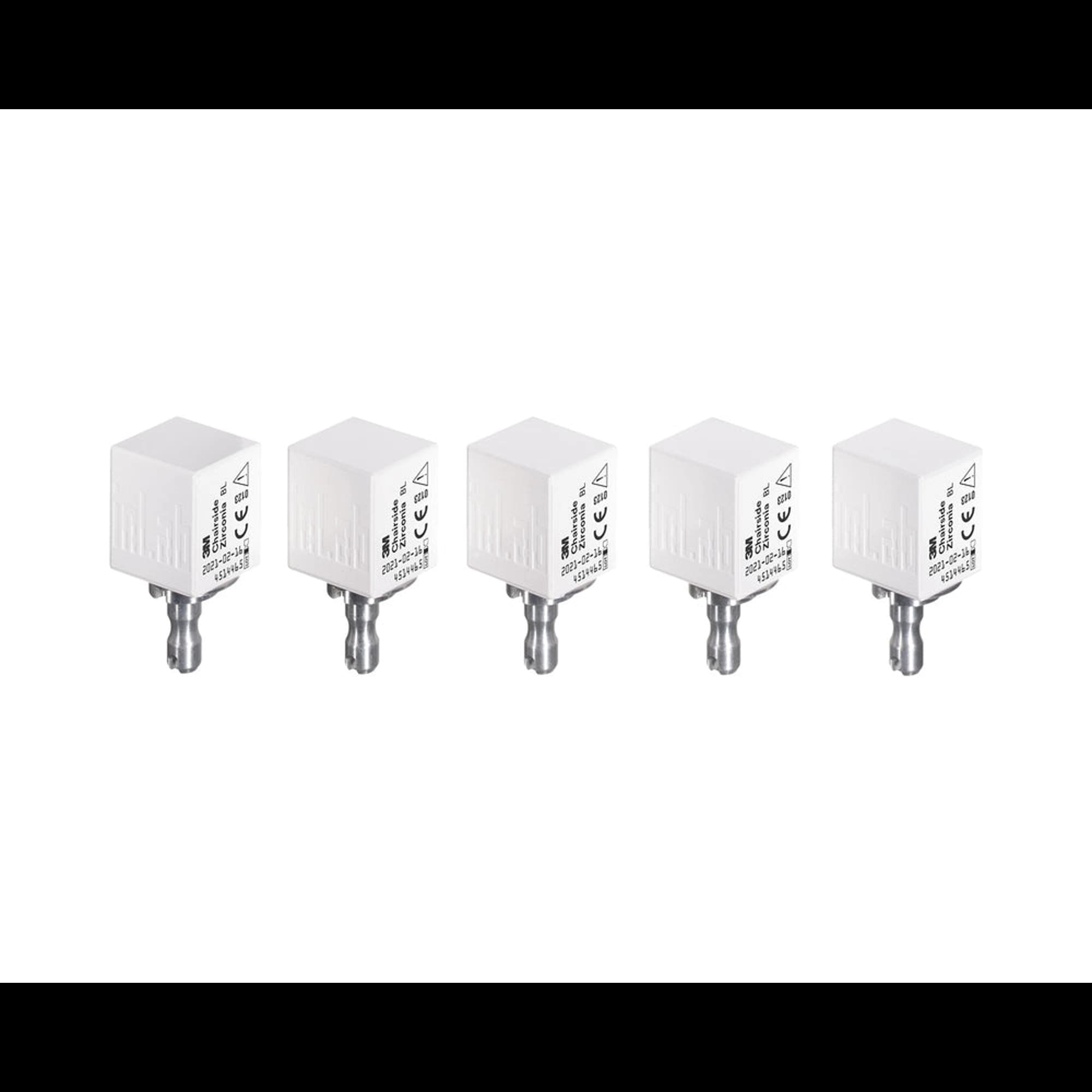Solventum Chairside Zirconia CEREC Milling Block, 20mm, Shade Bleach (BL), Refill 5/Pk, 69940 thumbnail 7