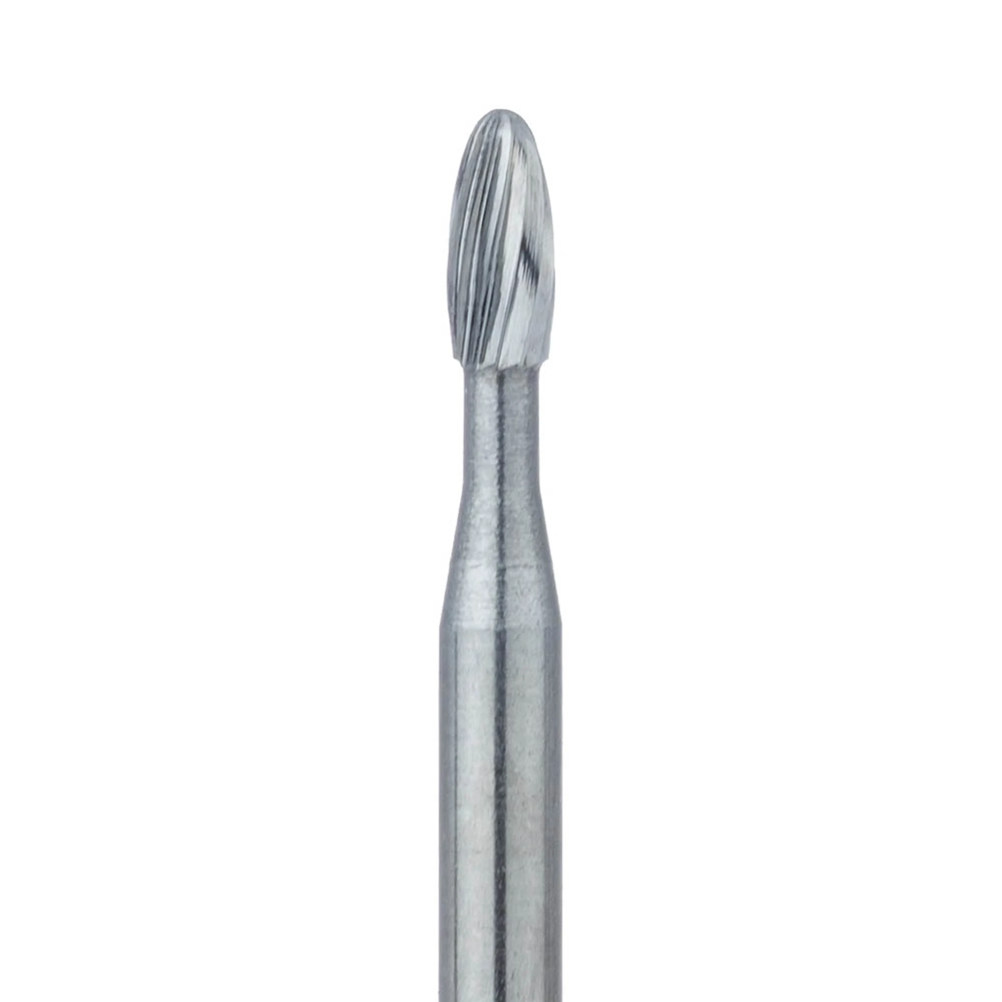 Meisinger Trimming & Finishing Carbide Bur, Friction Grip, Football Shape, Fine (8-12 Flute), 1.4 mm, 5/Pk, US #7404, HM379-014-FG thumbnail 2