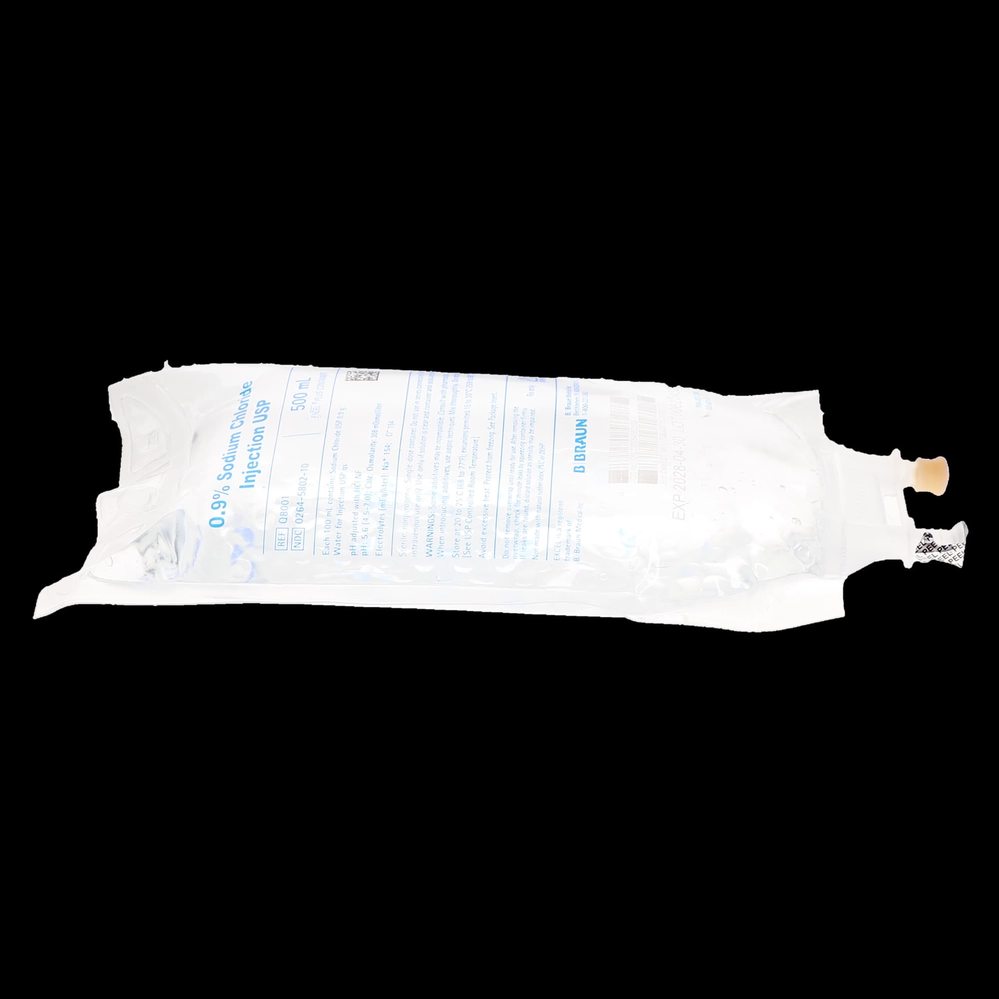 B. Braun 0.9% Sodium Chloride Injection, 500 mL thumbnail 3