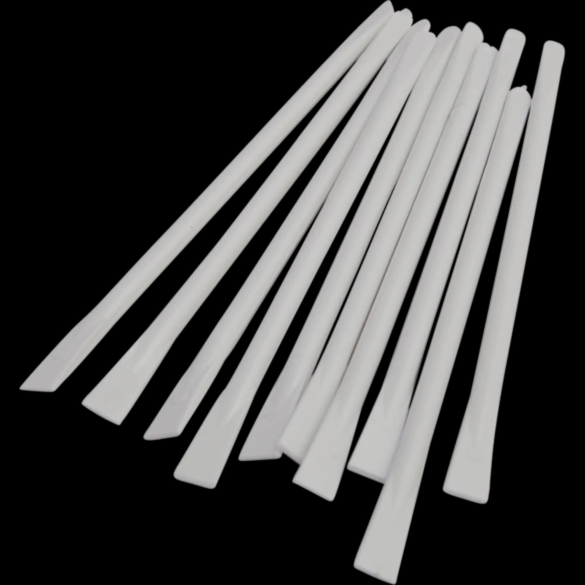 Zirc Mighty Mixer Mixing Sticks, White Plastic, Double-End Disposable, 4-1/2", 100/Pkg, 50Z521 thumbnail 4