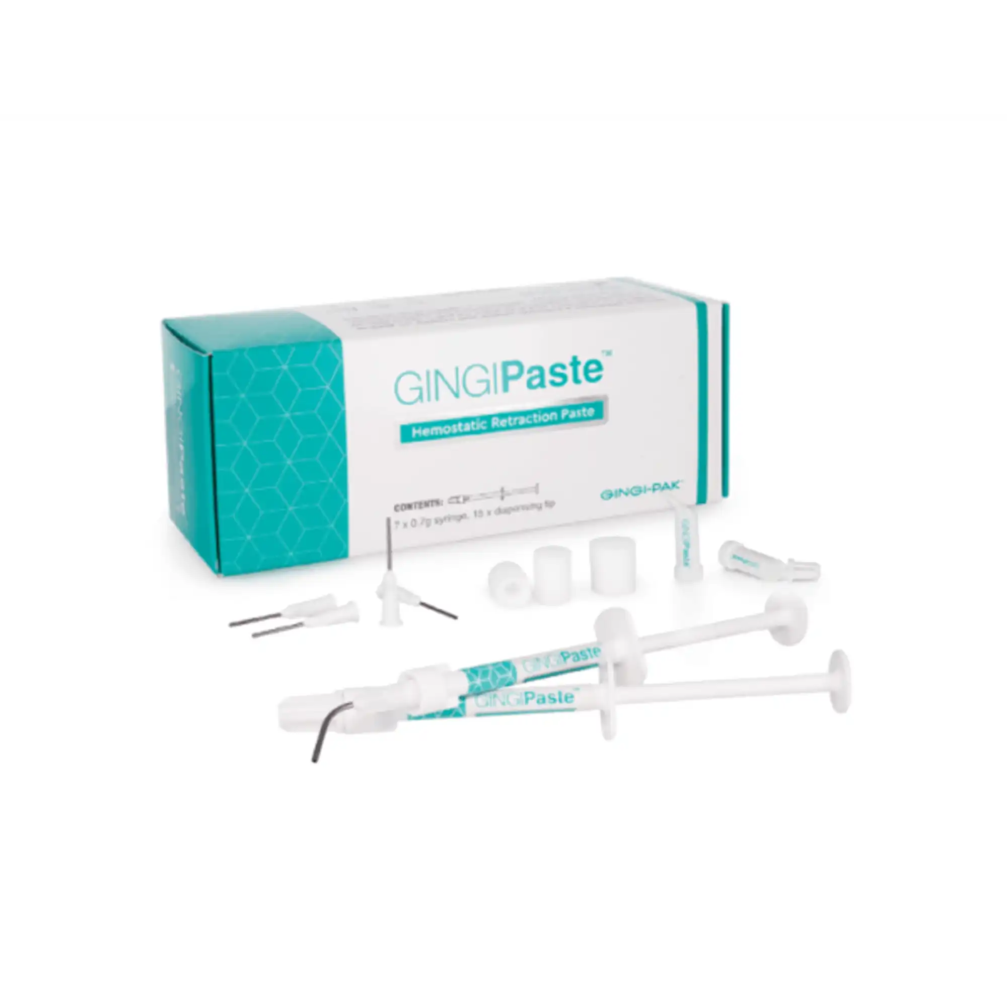 GingiPaste Hemostatic Retraction Paste Syringe Pack, 15% Aluminum Chloride, 0.7g x 7 Syringes with 15 Dispensing Tips, 12182 thumbnail 2