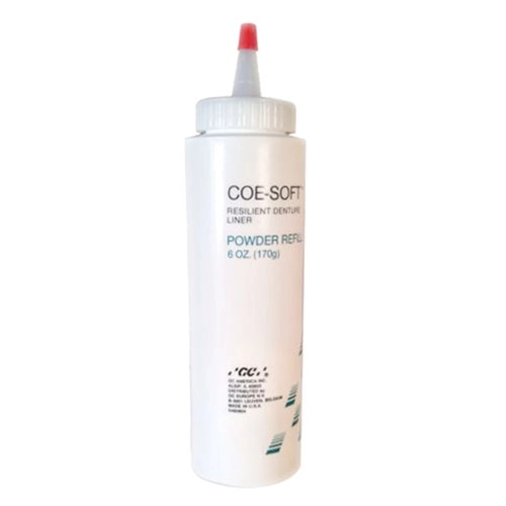 GC America COE-RECT Self-Curing Hard Denture Reline and Repair Powder, 6 oz Bottle, 343002 thumbnail 2