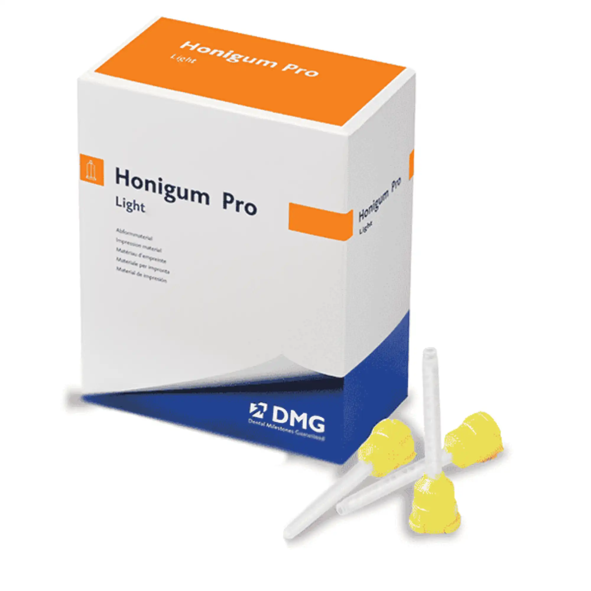 Honigum Pro Light Body Automix VPS Impression Material, 50ml Cartridges, 2/Box with 10 Automix & Intraoral Tips, 989831 - Honigum Pro, Light Automix Cartridge, 50ml, 2/Box, 989831 - Image 1