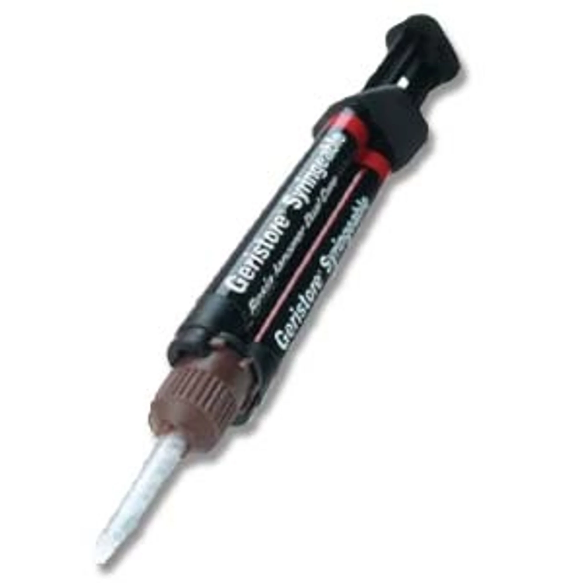 DenMat Auto-Mix Syringe Tips, Brown/Clear, 10/Pk (Geristore Syringe Mix Tips) - Auto-Mix Syringe Tips Brown/Clear 10/Pk - Image 1