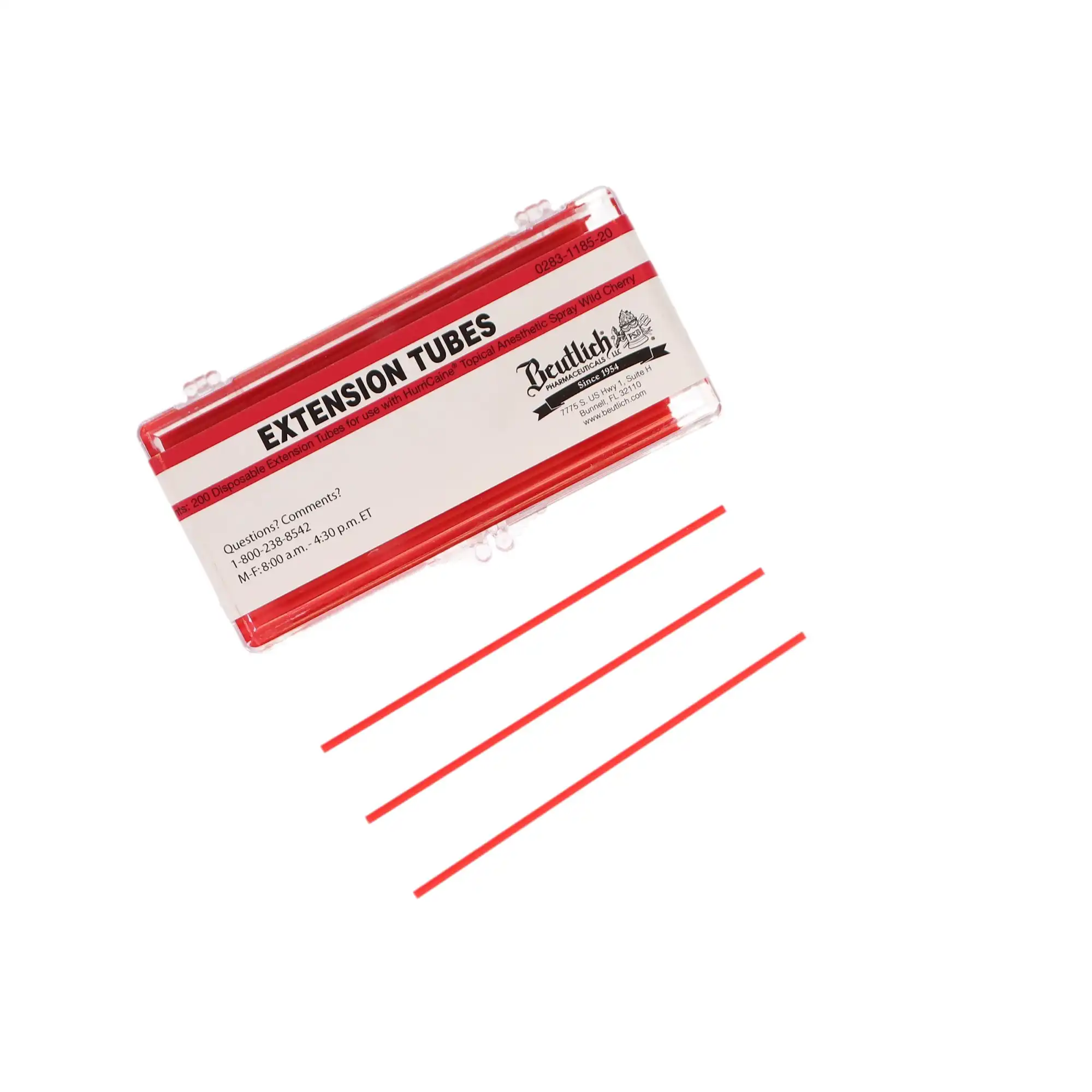 Hurricaine Topical Anesthetic Spray Disposable Extension Tubes, 200/Pk, 1185-20 thumbnail 2