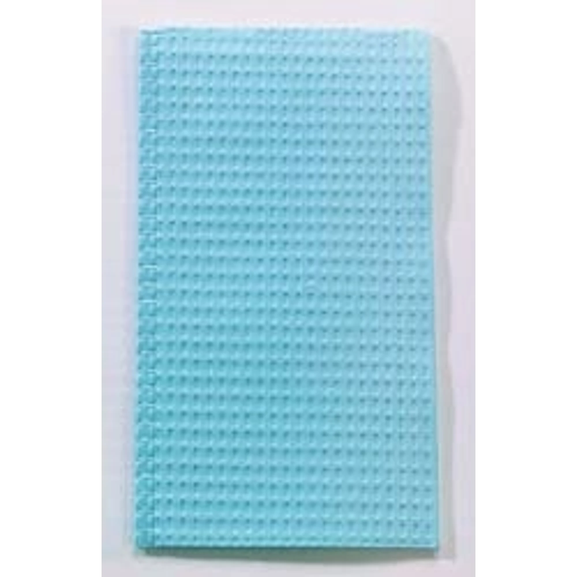 Tidi Choice Patient Bib, 17" x 18", 2-Ply Tissue/1-Ply Poly, Blue, Waffle-Embossed, 500/Case, 917473 thumbnail 3
